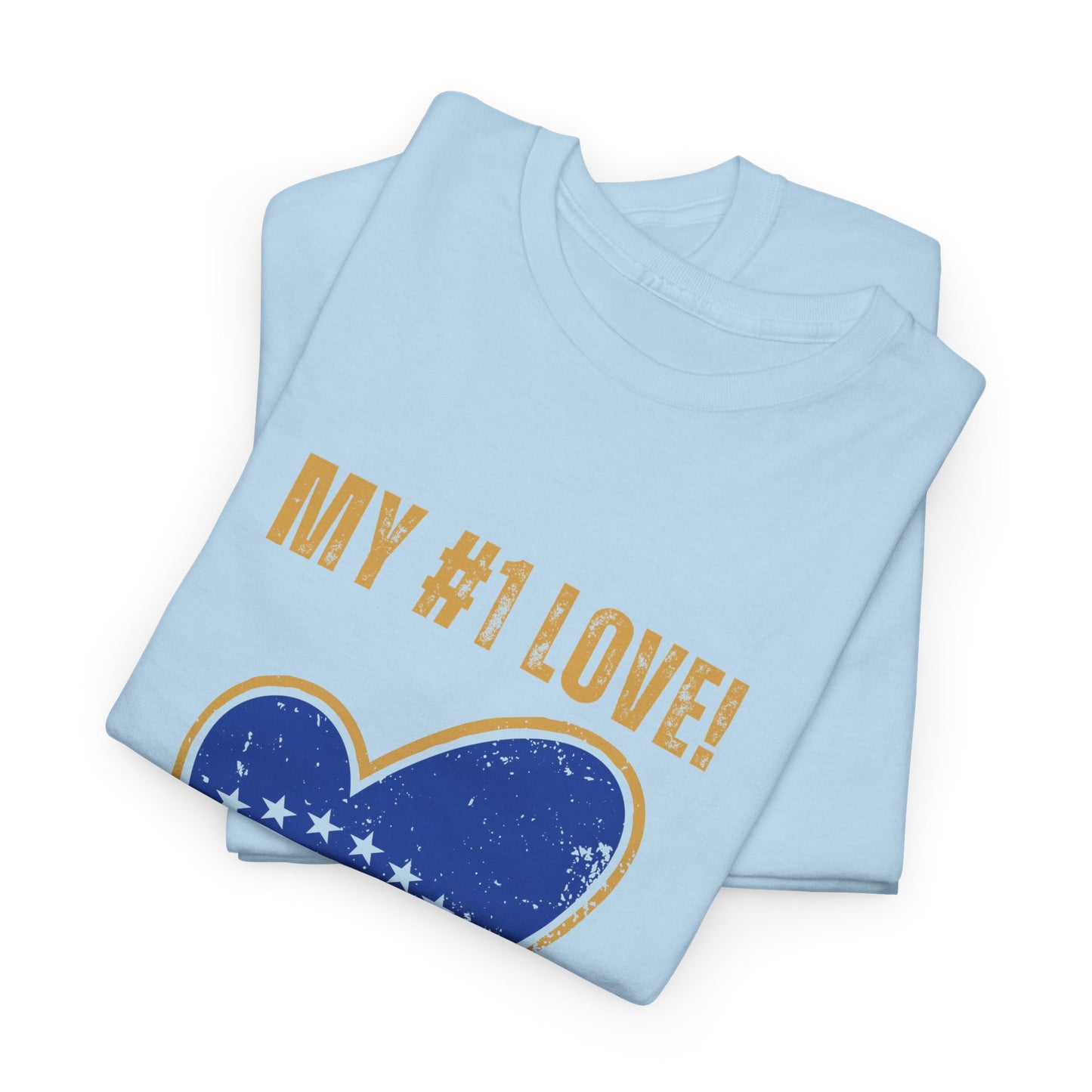 My #1 Love Kosovo Map Heart T-Shirt – Show Your Kosovar & Albanian Pride
