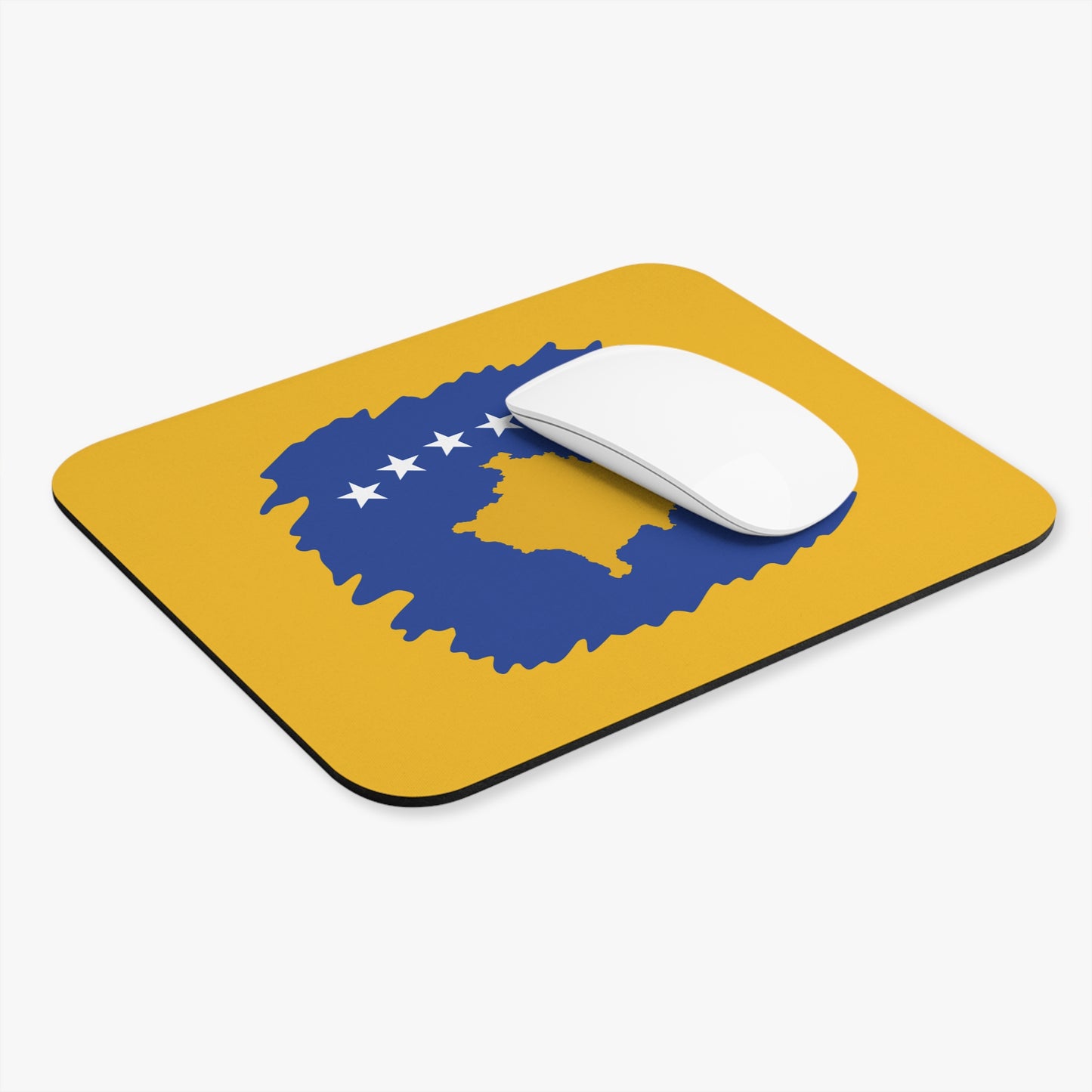 Kosovo-Inspired Mouse Pad – Rectangle Desk Mat with Flag Theme | Office, Student, and Gift-Ready Accessory