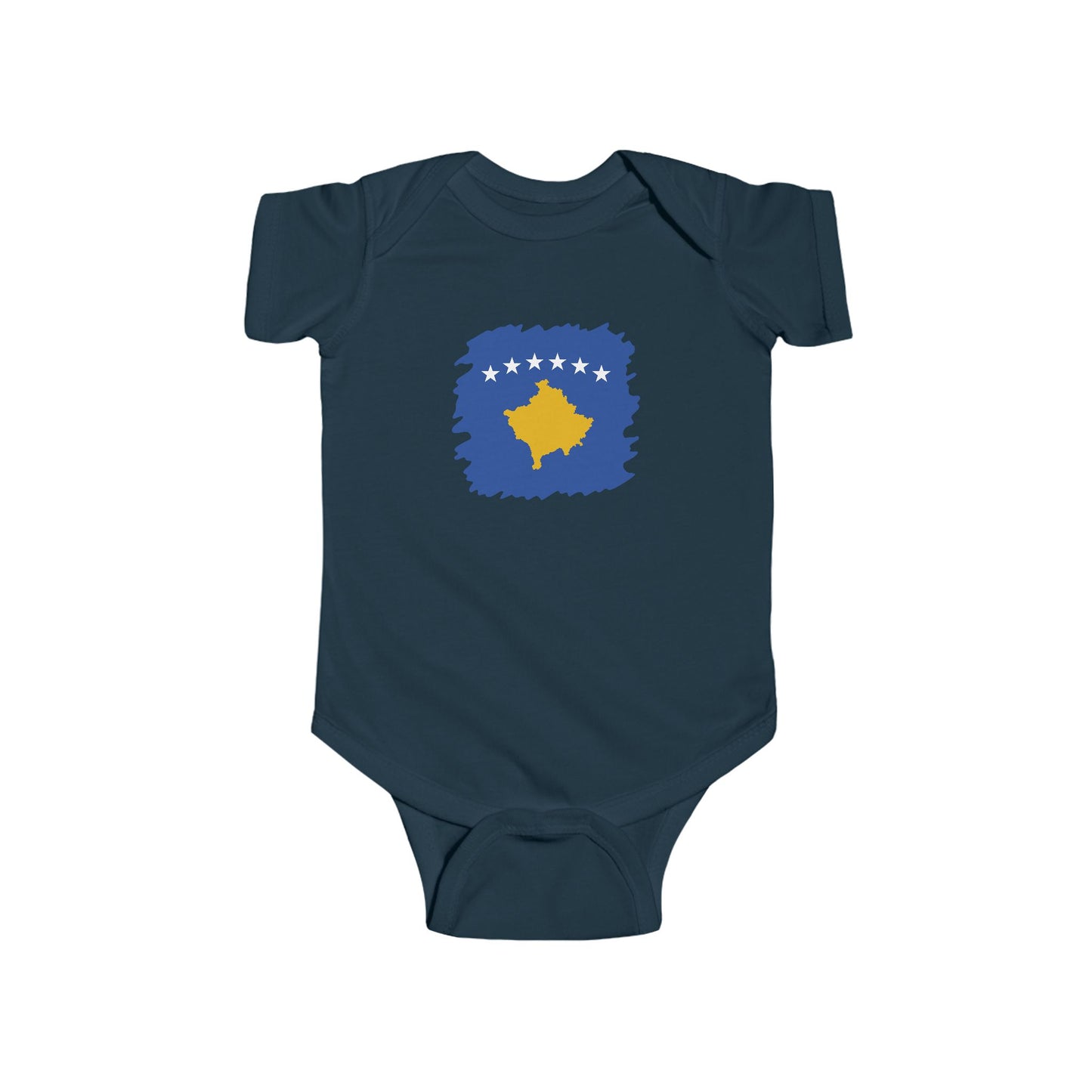 Kosovo Flag Infant Bodysuit – Soft, Adorable & Proud Baby Wear for Everyday Comfort