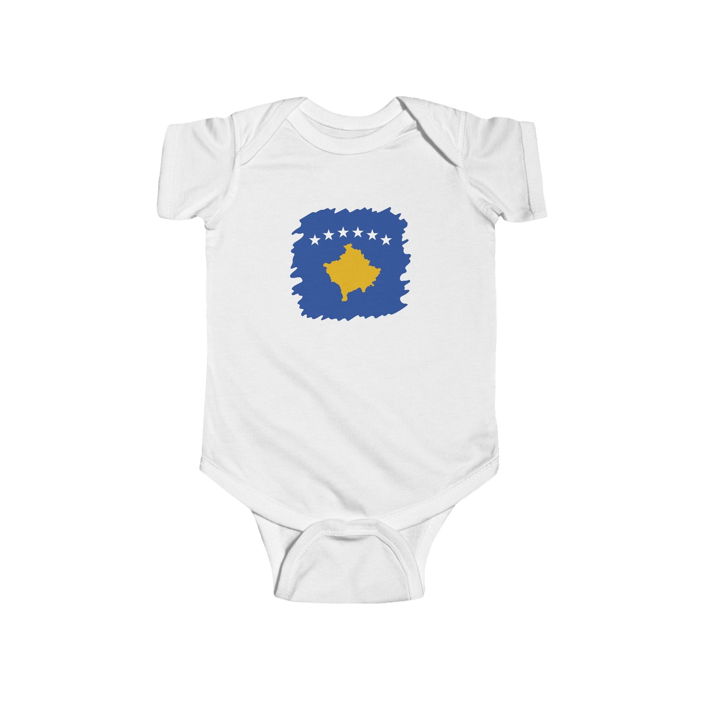 Kosovo Flag Infant Bodysuit – Soft, Adorable & Proud Baby Wear for Everyday Comfort