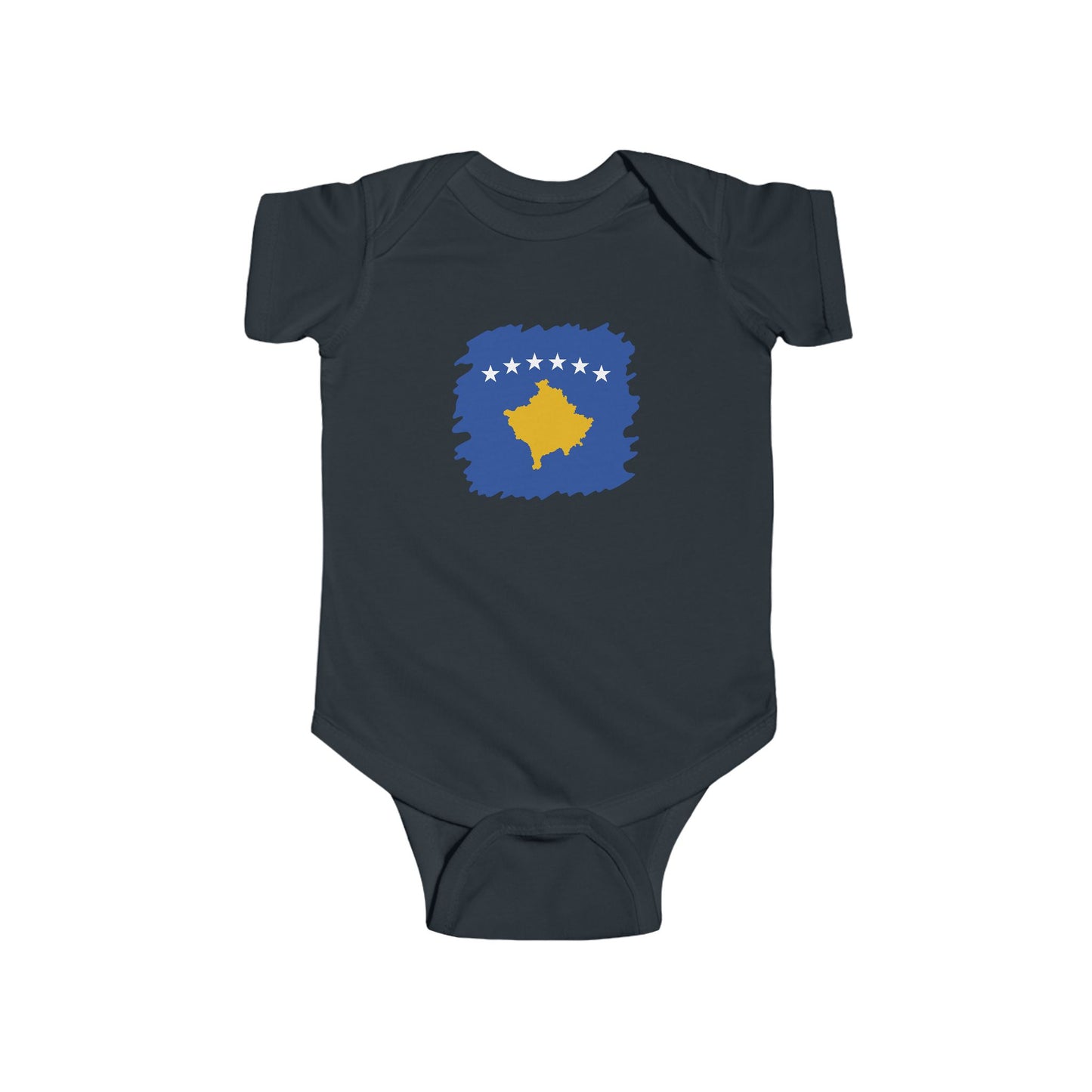 Kosovo Flag Infant Bodysuit – Soft, Adorable & Proud Baby Wear for Everyday Comfort