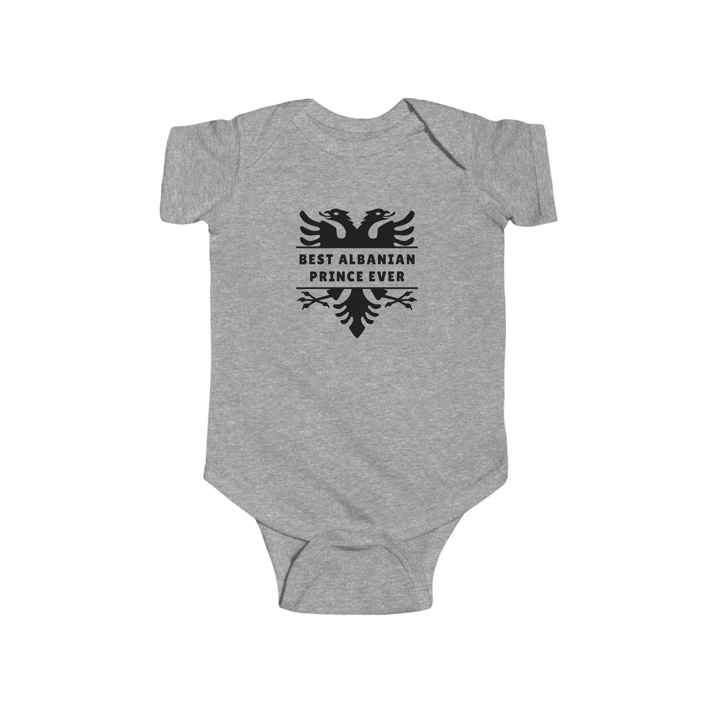 Best Albanian Prince Ever Infant Bodysuit | Baby Boy Outfit – Cultural Baby Gift for Showers & Newborns