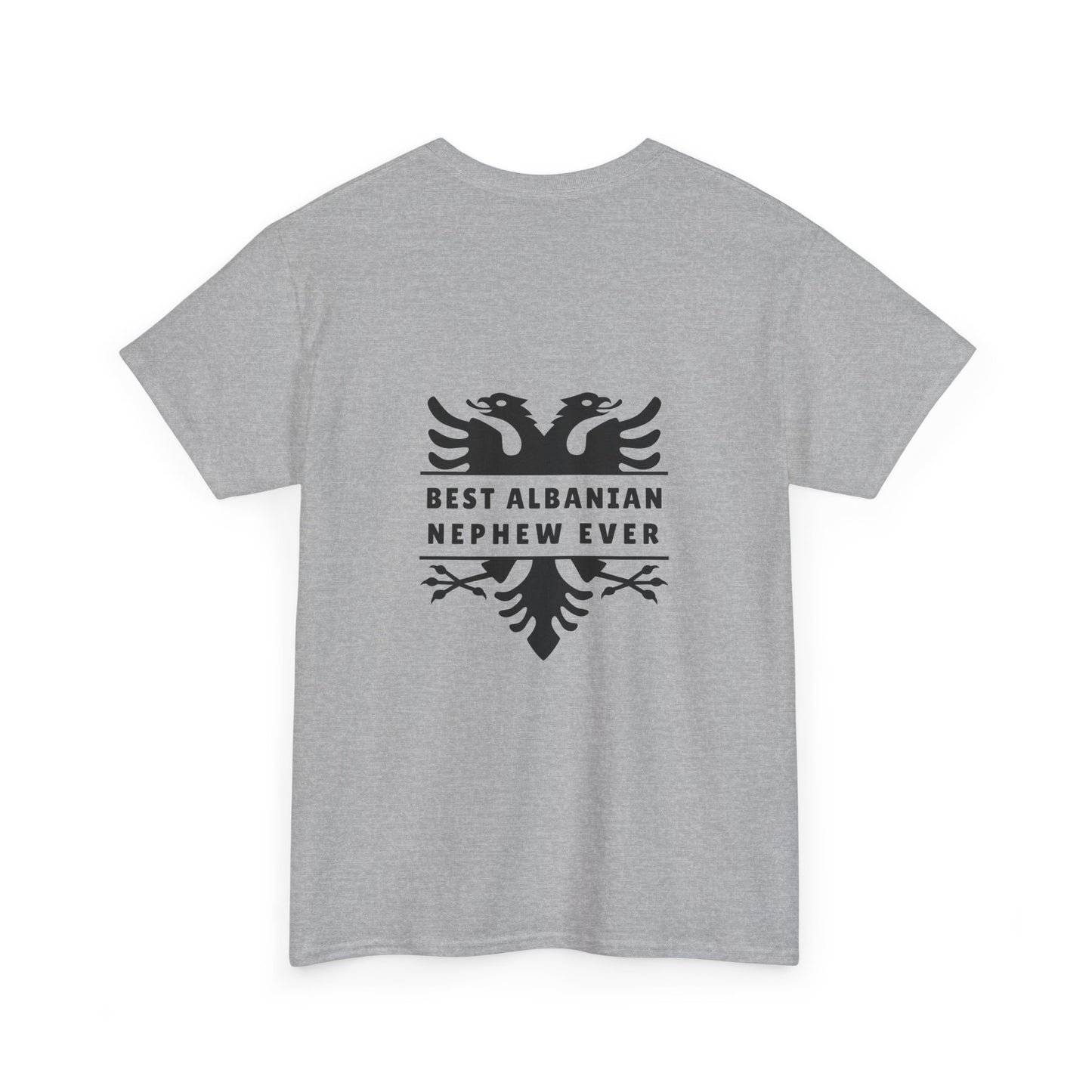 Best Albanian Nephew Ever – Heavy Cotton T-Shirt | Family Pride | Heritage Style for the Next Generation