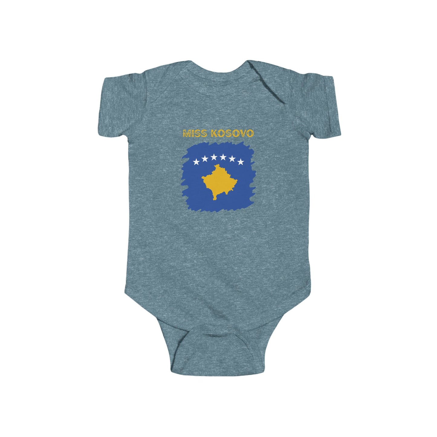 Miss Kosovo – Kosovo Pride Infant Bodysuit | National Baby Gift, Cultural Baby Shower Outfit, International Infant Wear