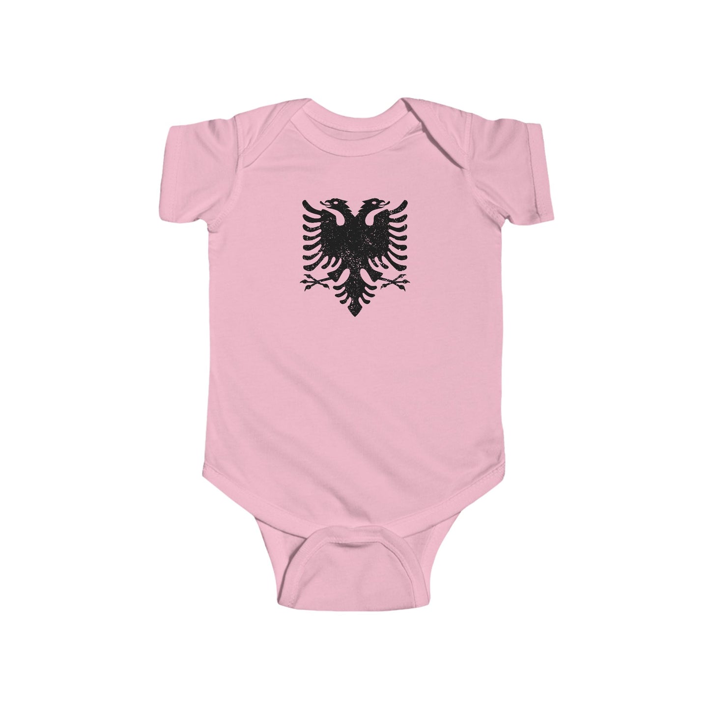 Albanian Eagle Infant Bodysuit – Soft Cotton Baby Onesie | Newborn Gift, Heritage Outfit, Personalized Baby Wear