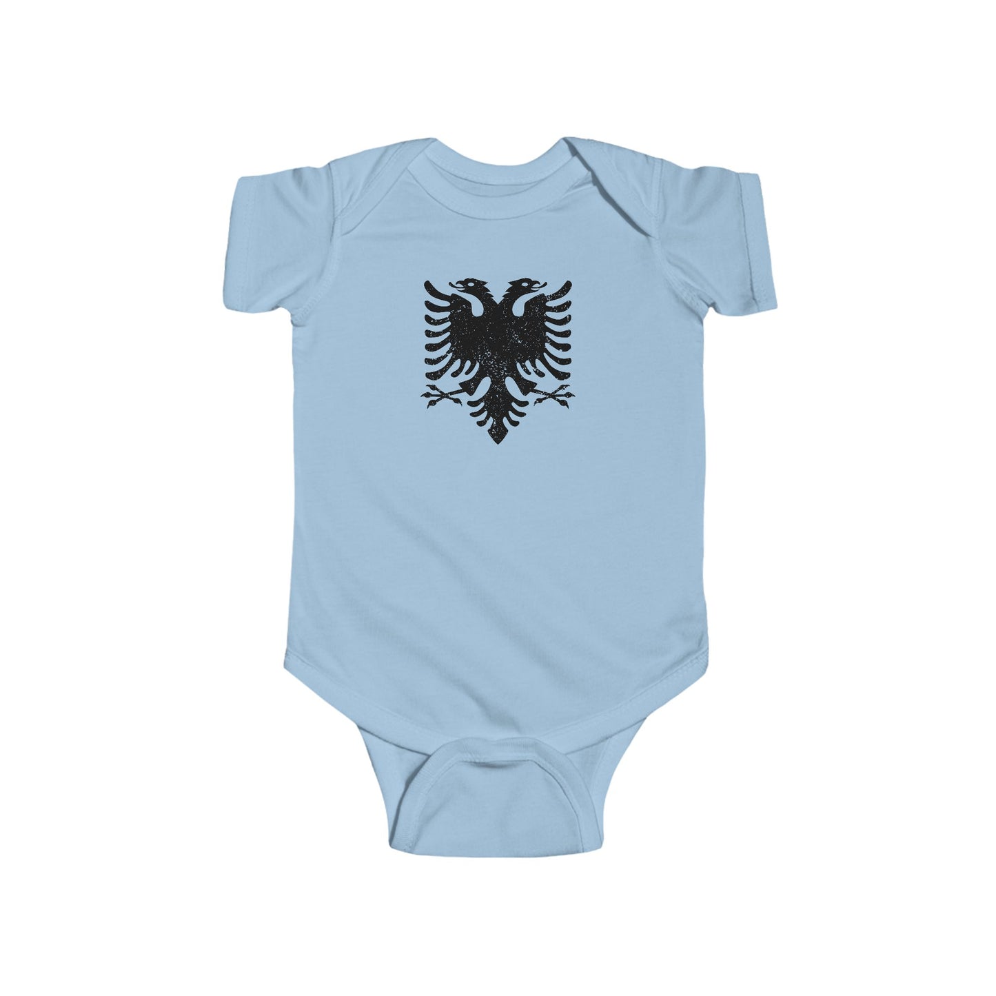 Albanian Eagle Infant Bodysuit – Soft Cotton Baby Onesie | Newborn Gift, Heritage Outfit, Personalized Baby Wear
