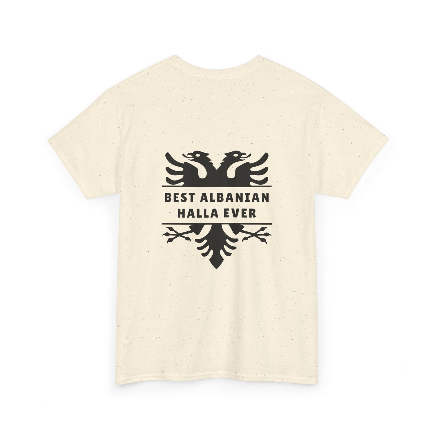 Best Albanian Halla Heavy Cotton T-Shirt Bold Family Pride | Albanian Auntie Gift | Comfortable Everyday Apparel