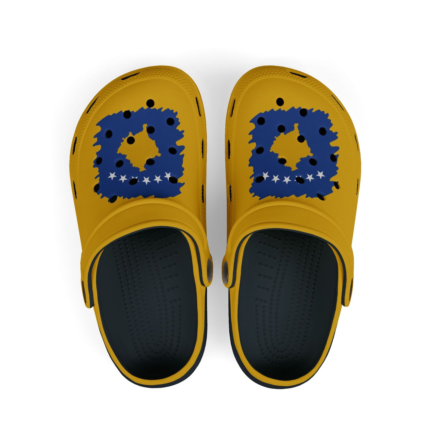 Kosovo Flag Kid’s EVA Foam Clogs – Fun & Lightweight Footwear for Summer Adventures