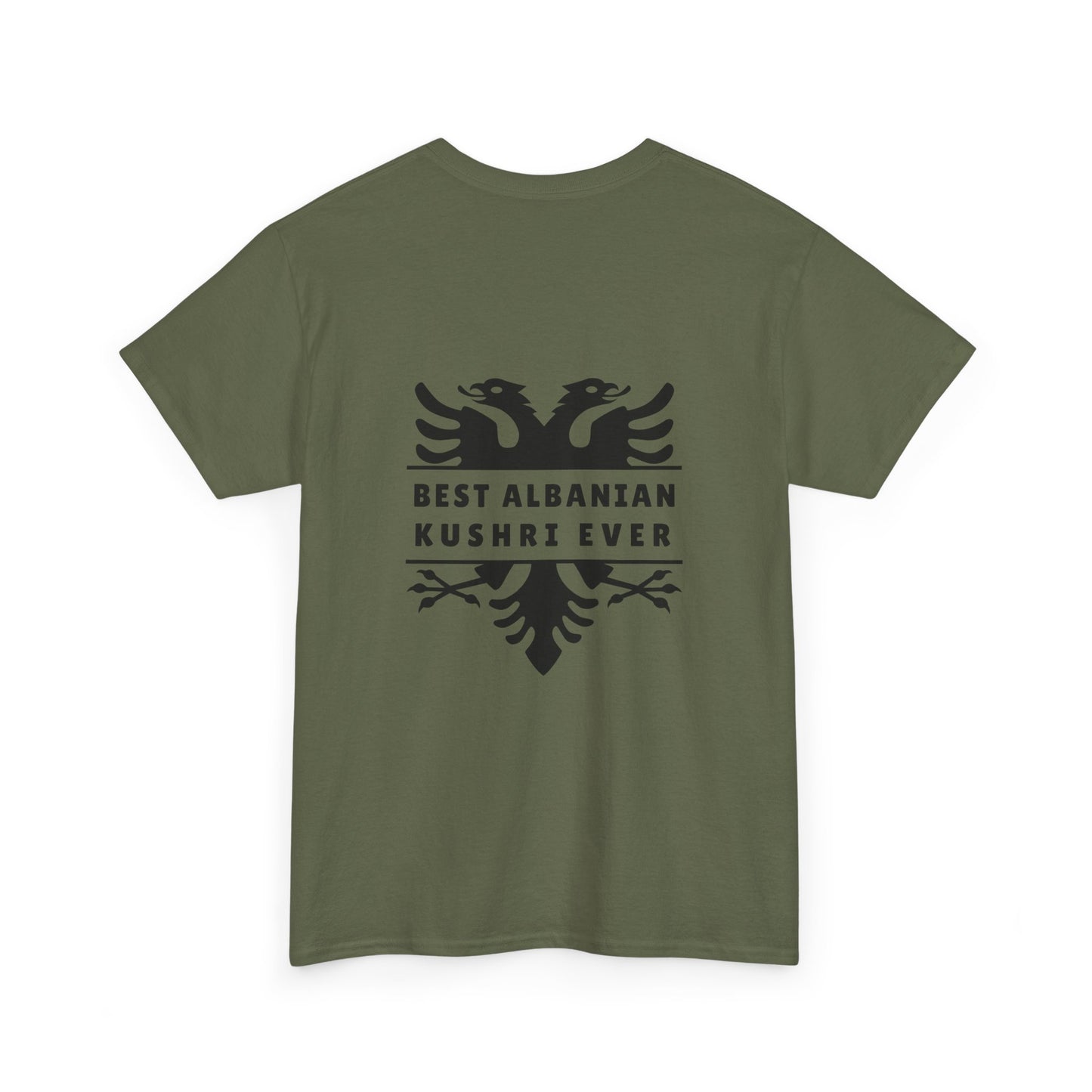 Best Albanian Kushri Ever – Heavy Cotton T-Shirt Cousin Connection | Heritage Pride | Fun Family Gift for Albanian Cousins