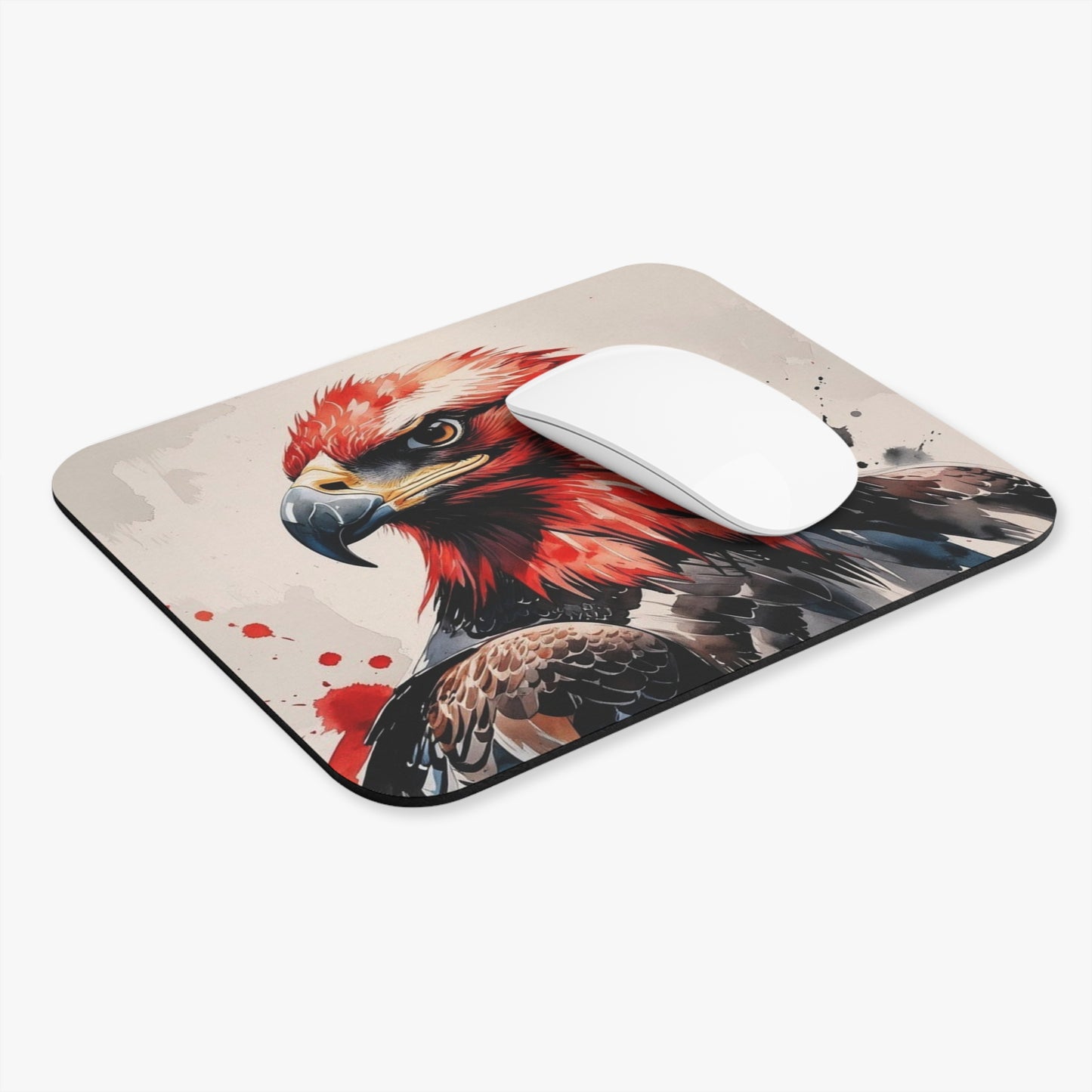 Albanian Eagle Mouse Pad – Red & Black Edition (9" x 8") Bold Desk Accessory | Patriotic Office Decor | Gift for Proud Albanians