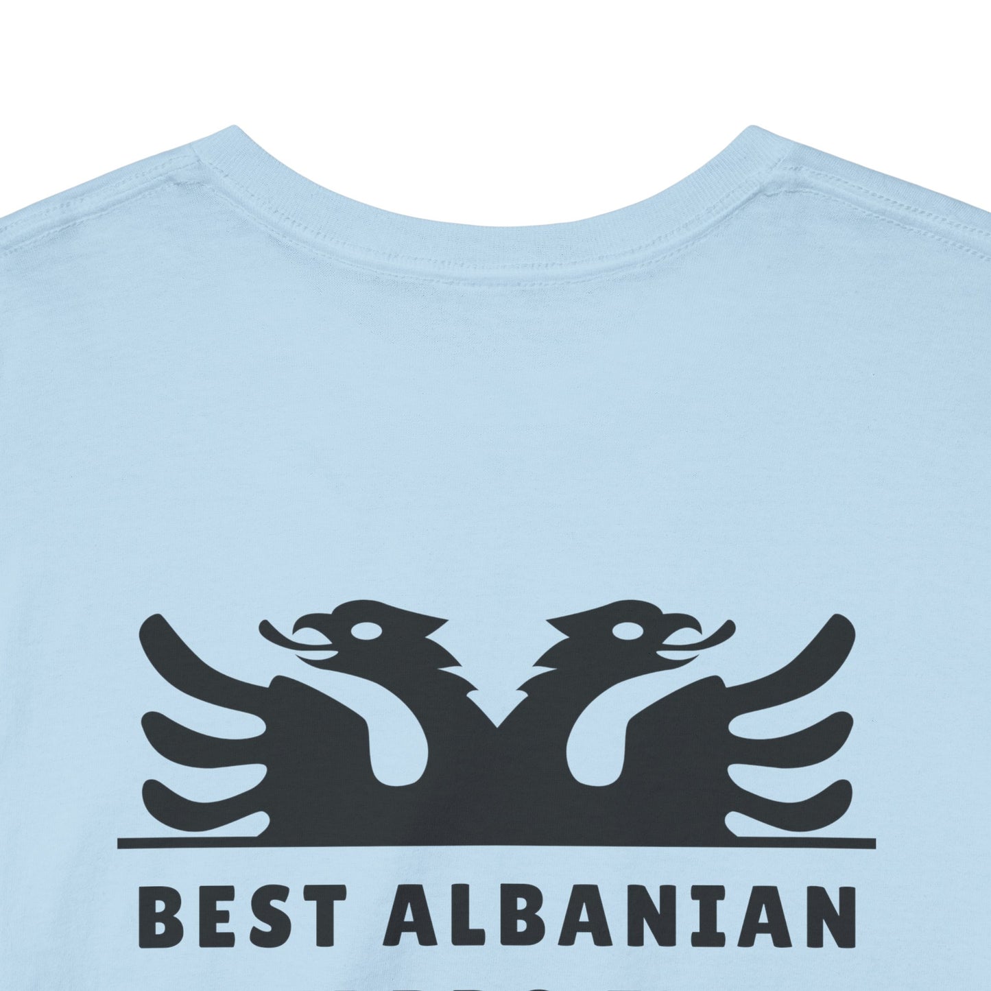 Best Albanian Stepbro Ever – Heavy Cotton T-Shirt Stepbro Love | Family Pride | Bold Albanian Heritage