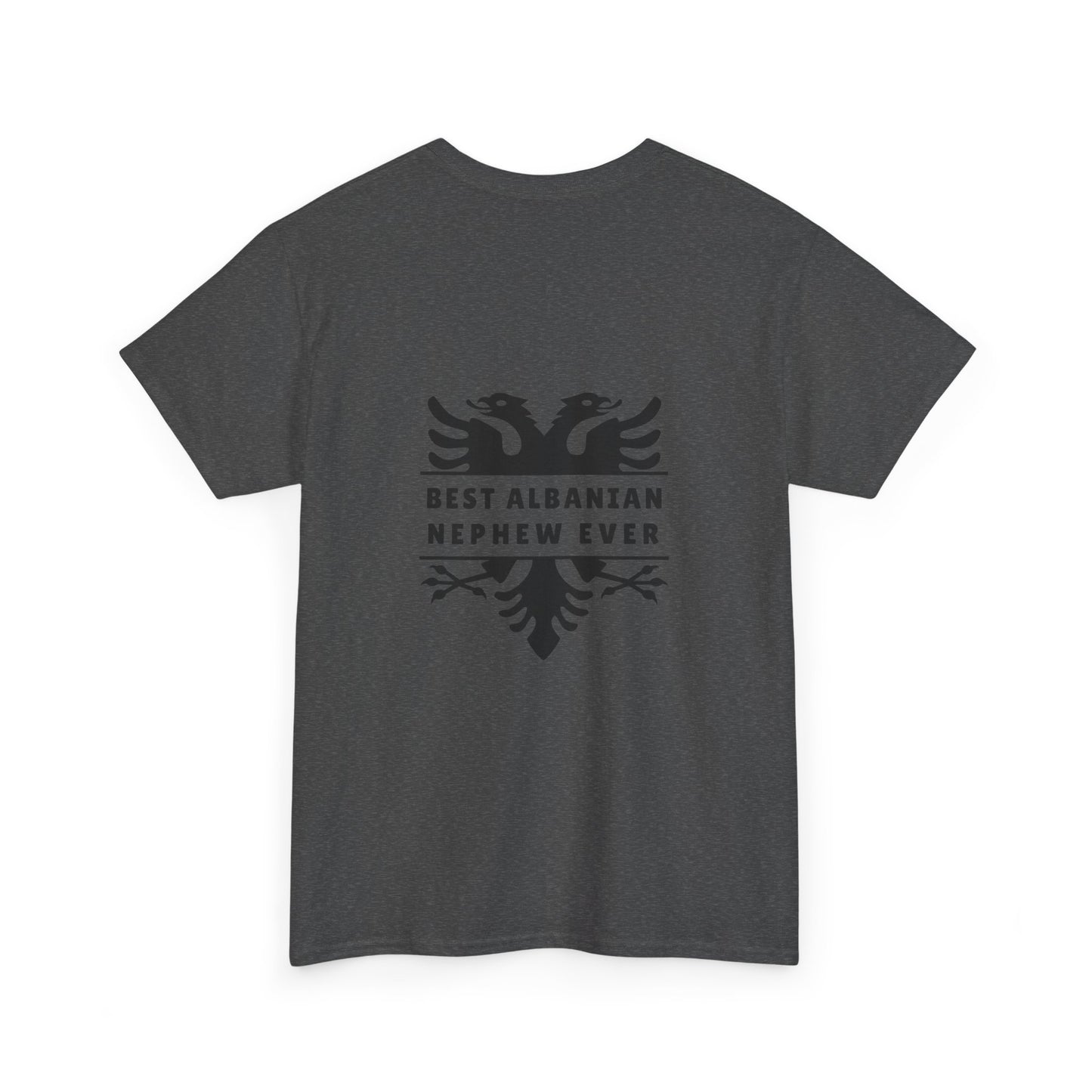 Best Albanian Nephew Ever – Heavy Cotton T-Shirt | Family Pride | Heritage Style for the Next Generation