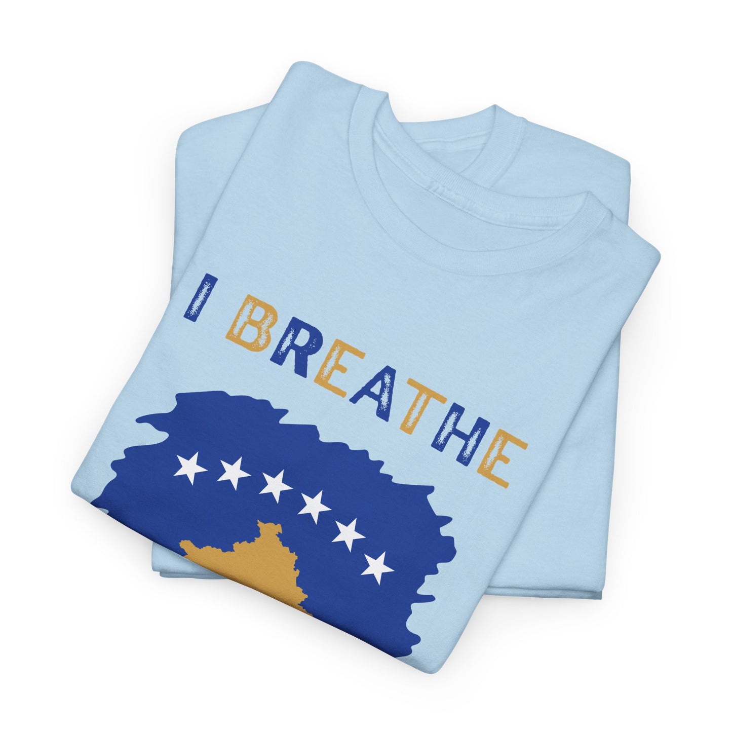 I Breathe Kosovo – Unisex Heavy Cotton Pride T-Shirt | Bold Graphic Statement Tee