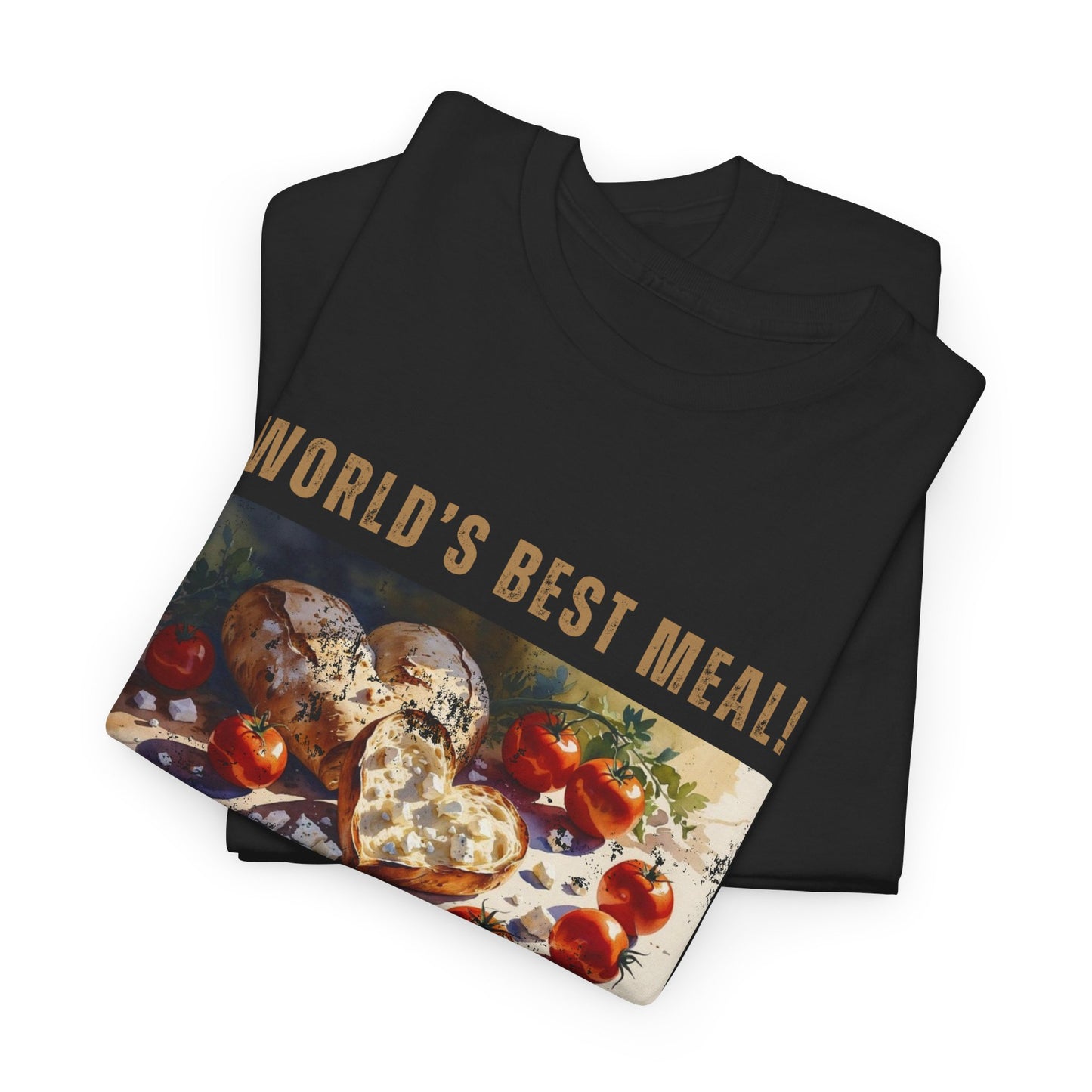 World’s Best Meal Tee – Unisex Heavy Cotton T-Shirt | Funny Foodie Shirt for Casual Wear, Cultural Pride & Holiday Gifting