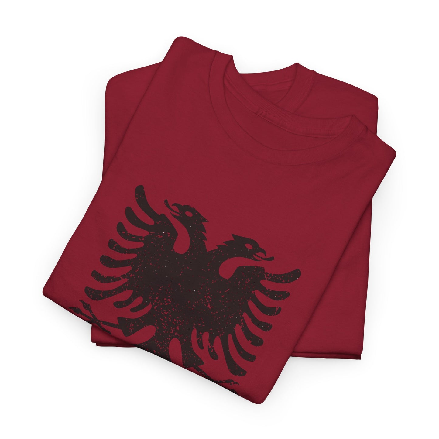 Distressed Albanian Eagle Tee – Unisex Graphic T-Shirt | Bold Heritage Wear for Everyday Pride, Travel & Celebration
