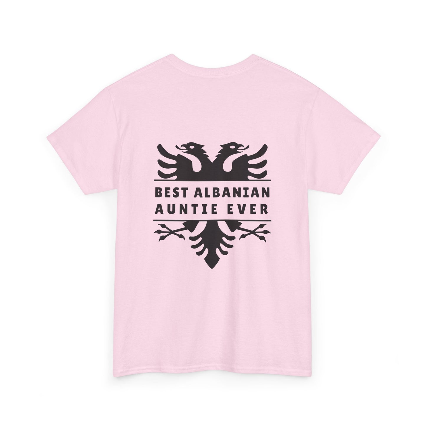 Best Albanian Auntie Ever – Unisex Heavy Cotton T-Shirt Gifts for Aunties | Family Reunion Favorite | Bold Albanian Pride Apparel