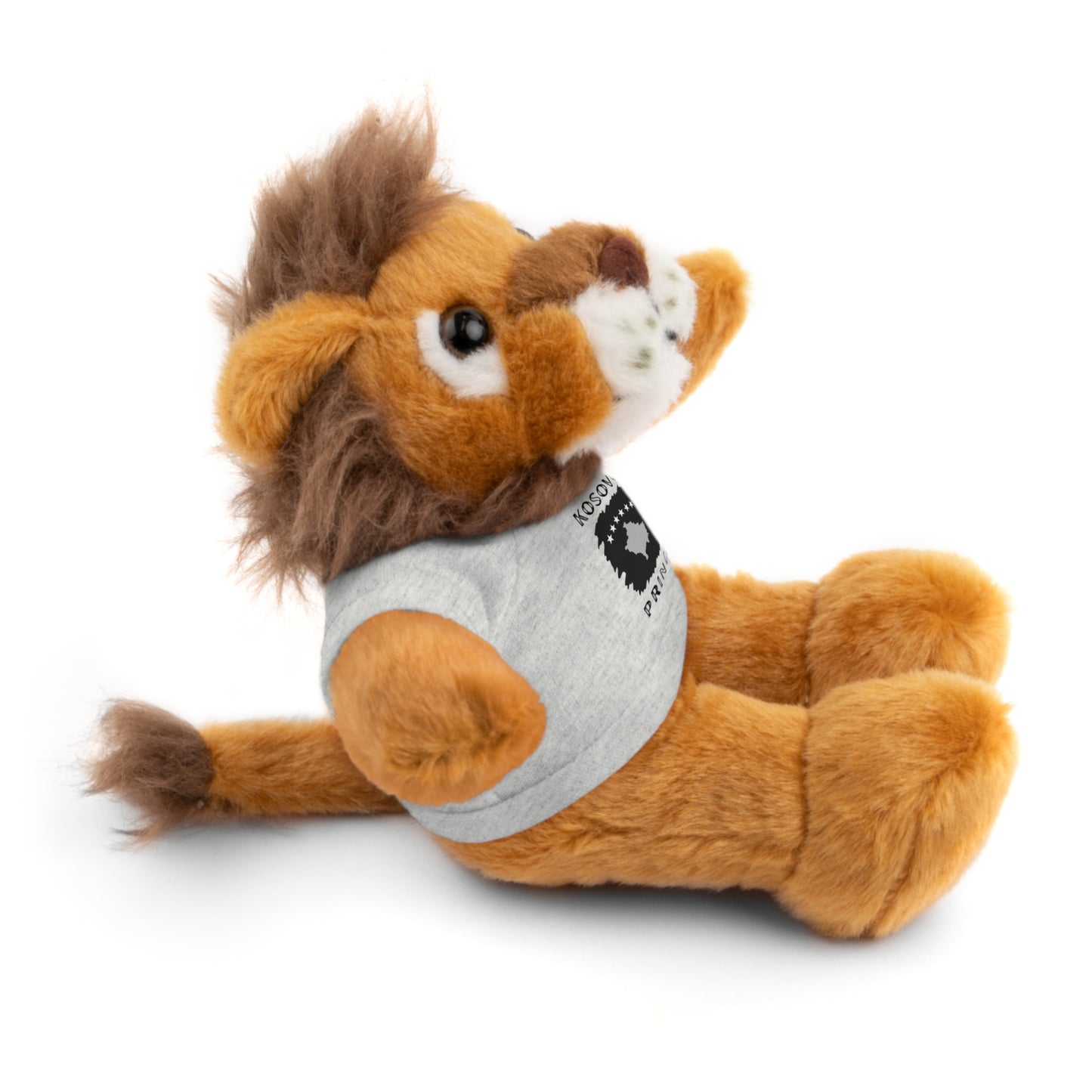 Kosovo Prince | 8" Plush Lion with Personalized Tee – Brave & Soft Gift for Boys & Toddlers