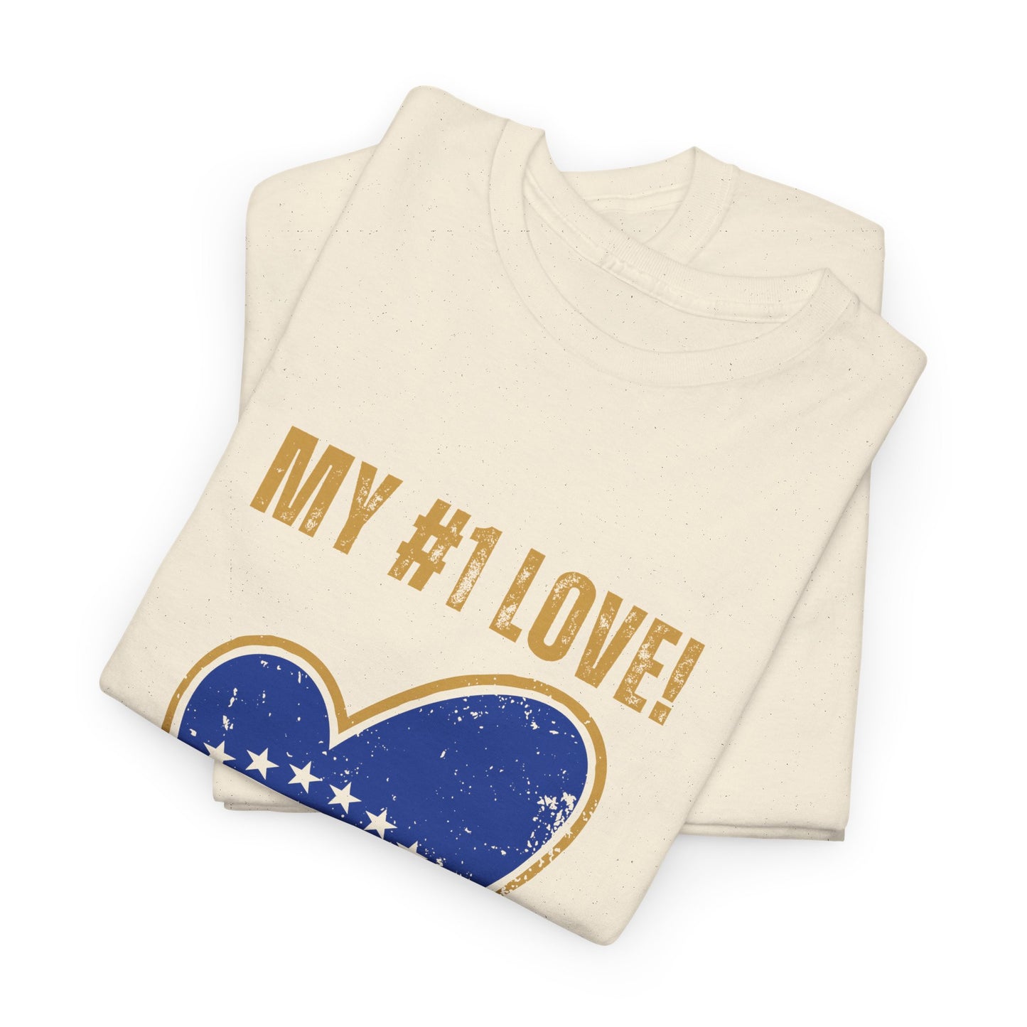 My #1 Love Kosovo Map Heart T-Shirt – Show Your Kosovar & Albanian Pride