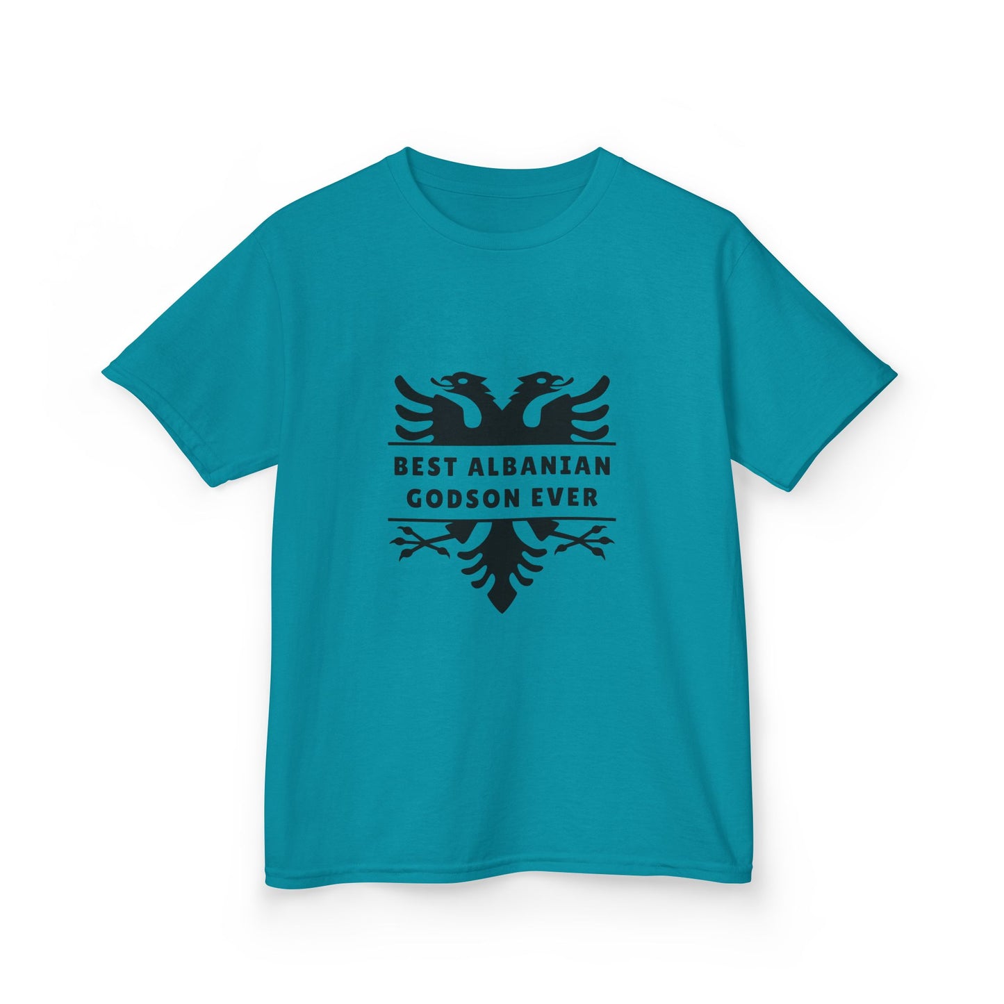 Best Albanian Godson Ever – Kids Cotton T-Shirt Fun Gift for Godsons | Cultural Pride Tee | Birthday & Special Occasion Apparel