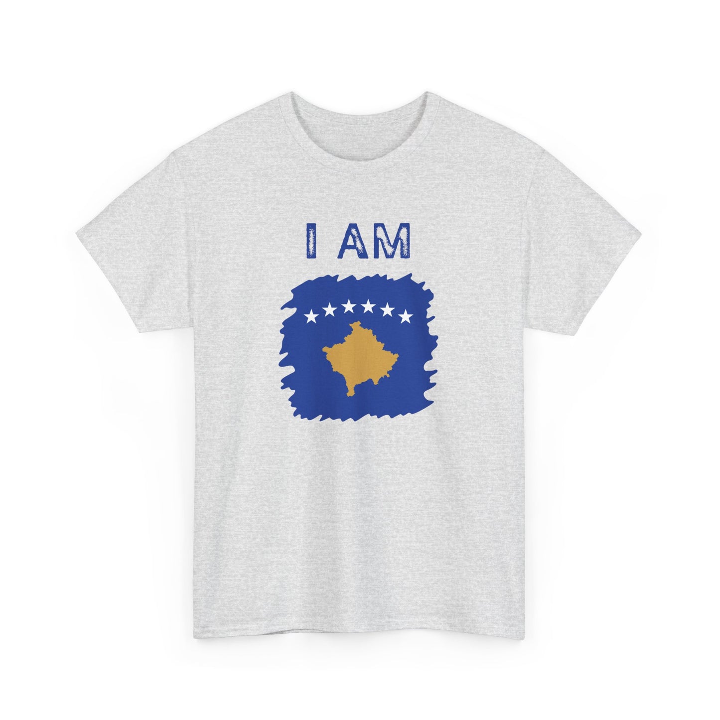 I AM Kosovo – Unisex Kosovo Flag & Map Pride T-Shirt | Bold National Identity Graphic Tee