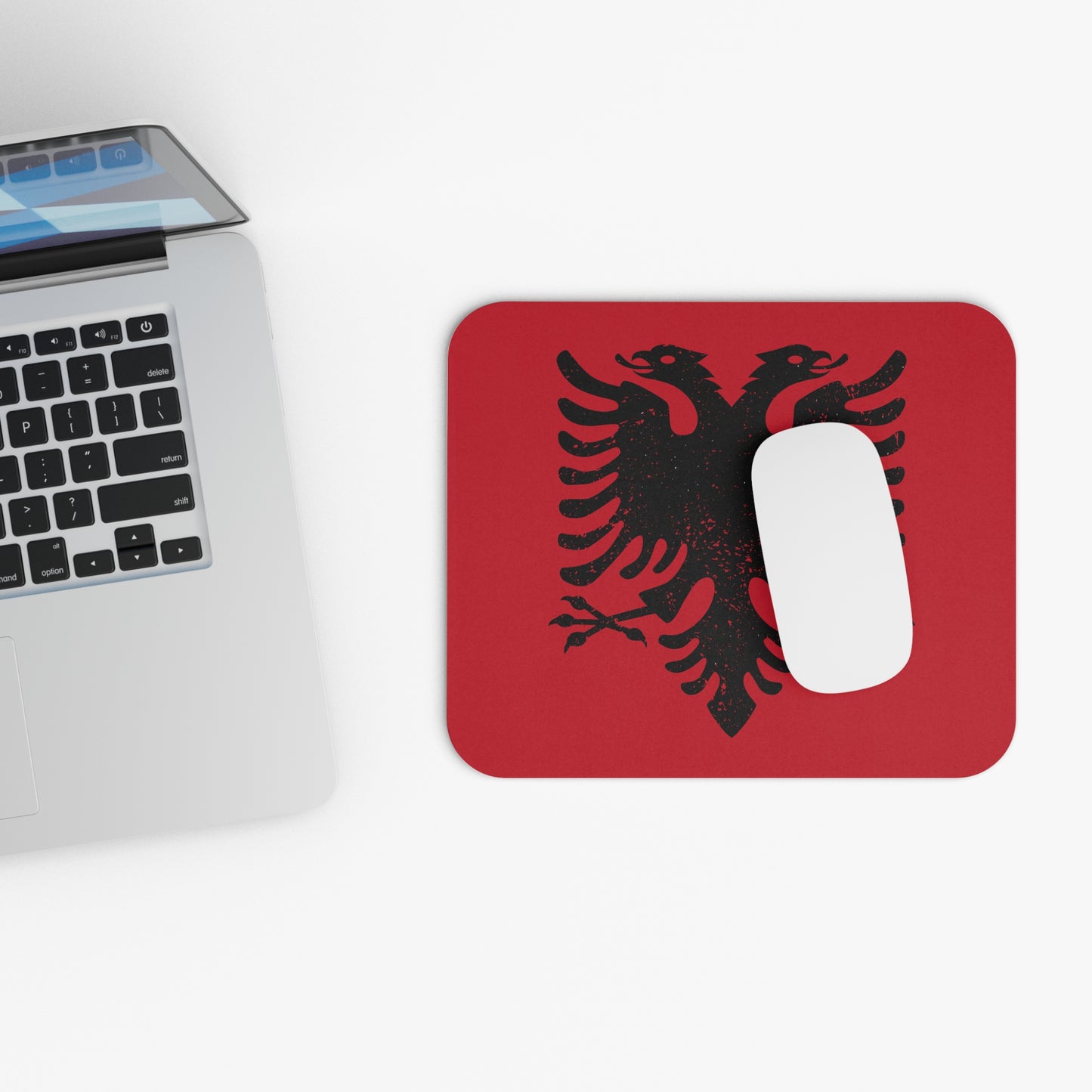 Albanian Eagle Mouse Pad | Bold Desk Decor & Cultural Gift