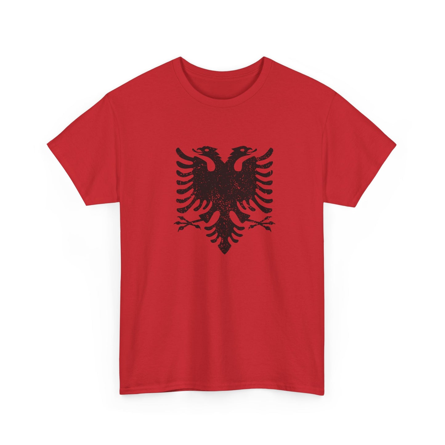 Distressed Albanian Eagle Tee – Unisex Graphic T-Shirt | Bold Heritage Wear for Everyday Pride, Travel & Celebration