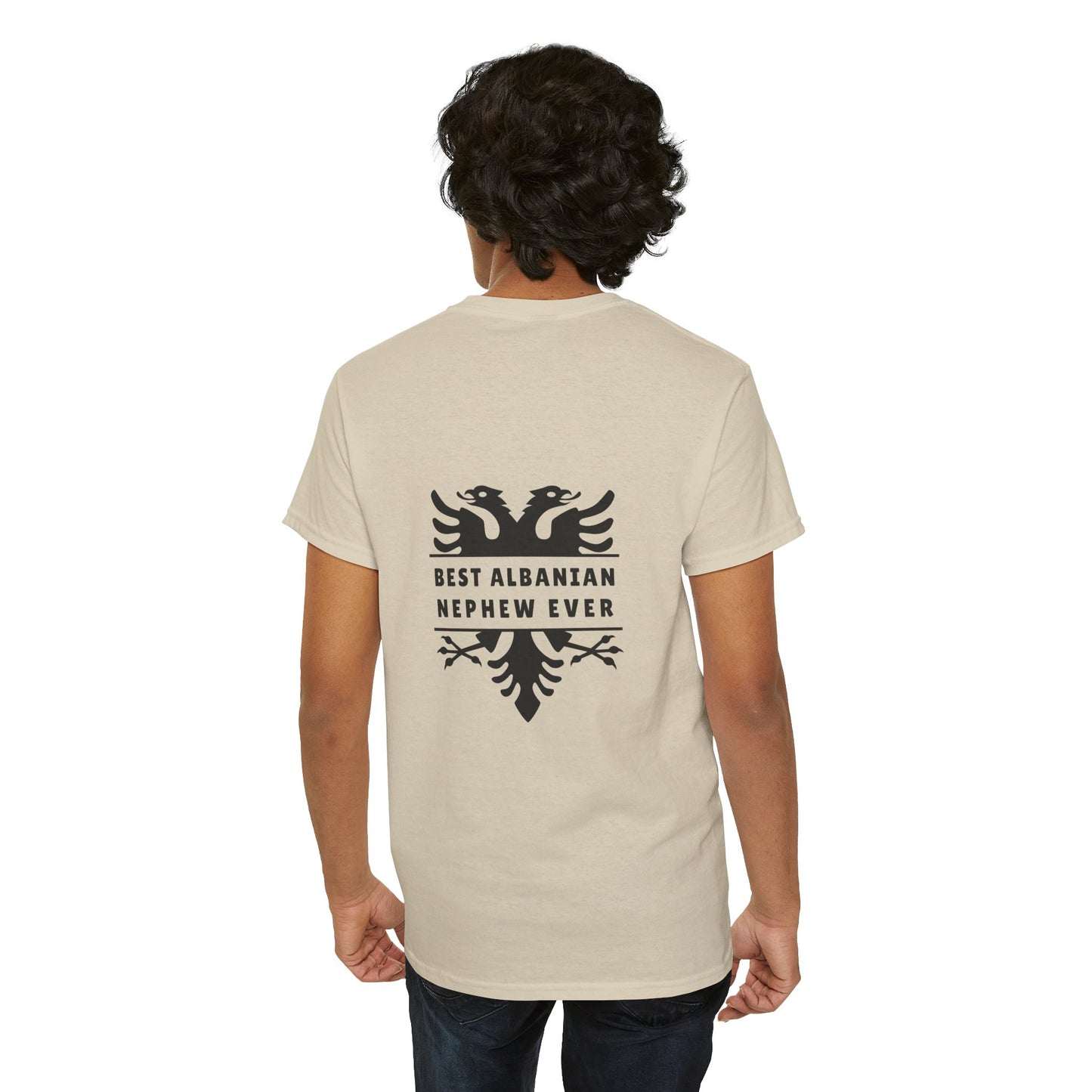 Best Albanian Nephew Ever – Heavy Cotton T-Shirt | Family Pride | Heritage Style for the Next Generation