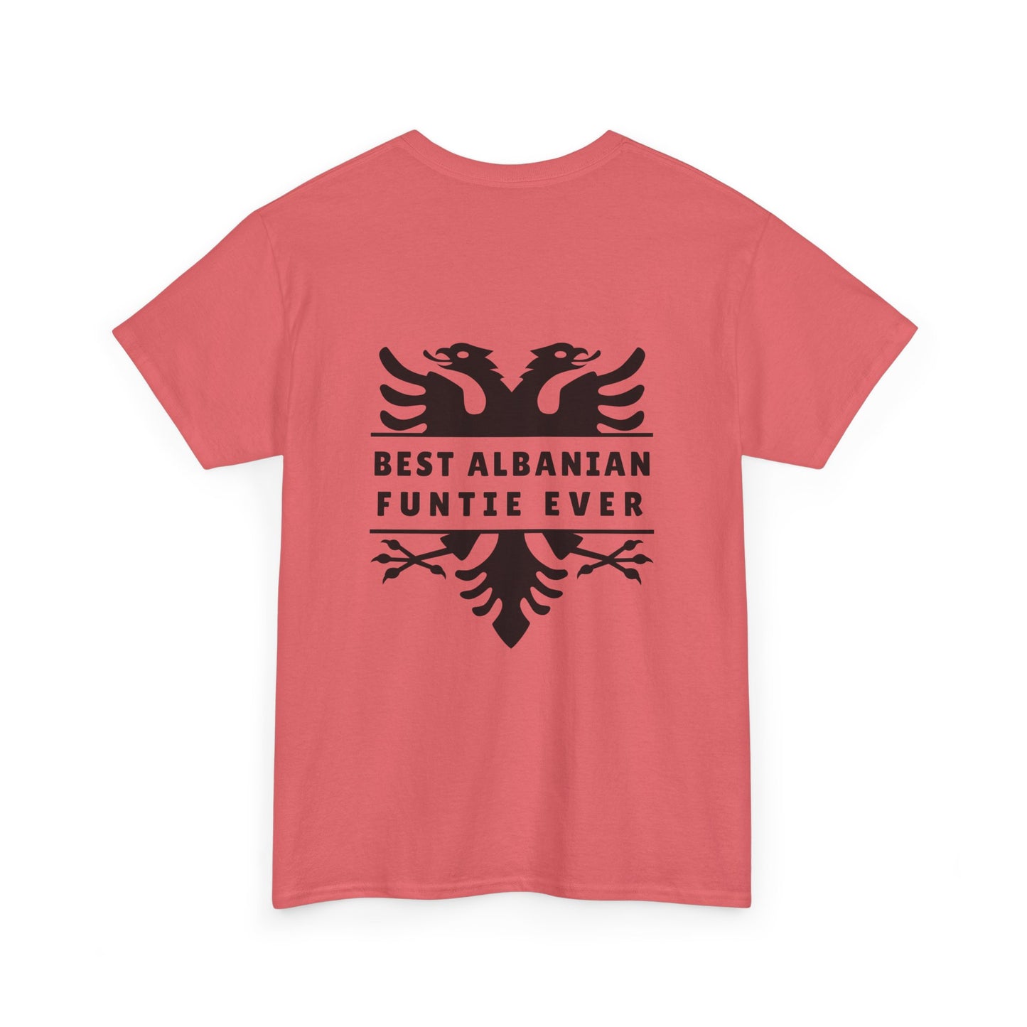 Best Albanian Funtie Ever – Unisex Heavy Cotton T-Shirt Fun Auntie Vibes | Bold Albanian Pride | Perfect Gift for the Coolest Funtie