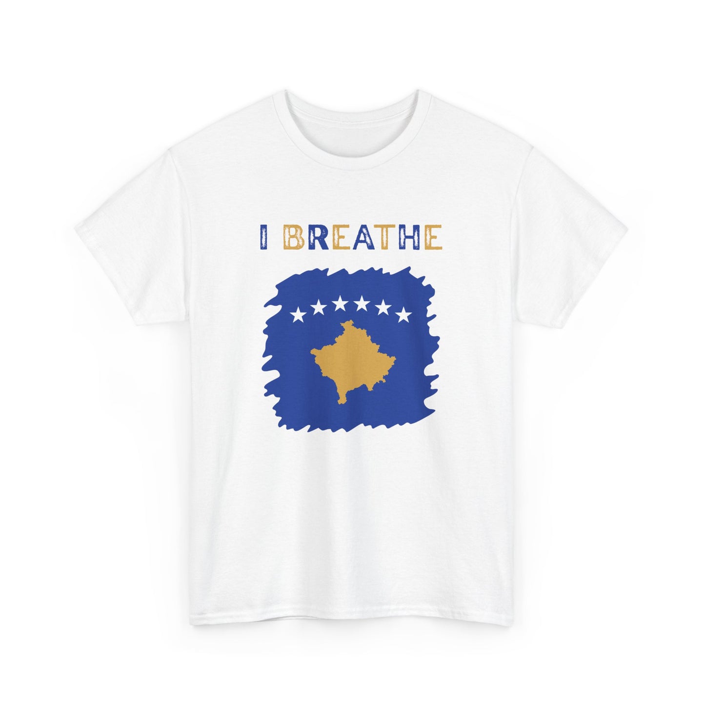 I Breathe Kosovo – Unisex Heavy Cotton Pride T-Shirt | Bold Graphic Statement Tee