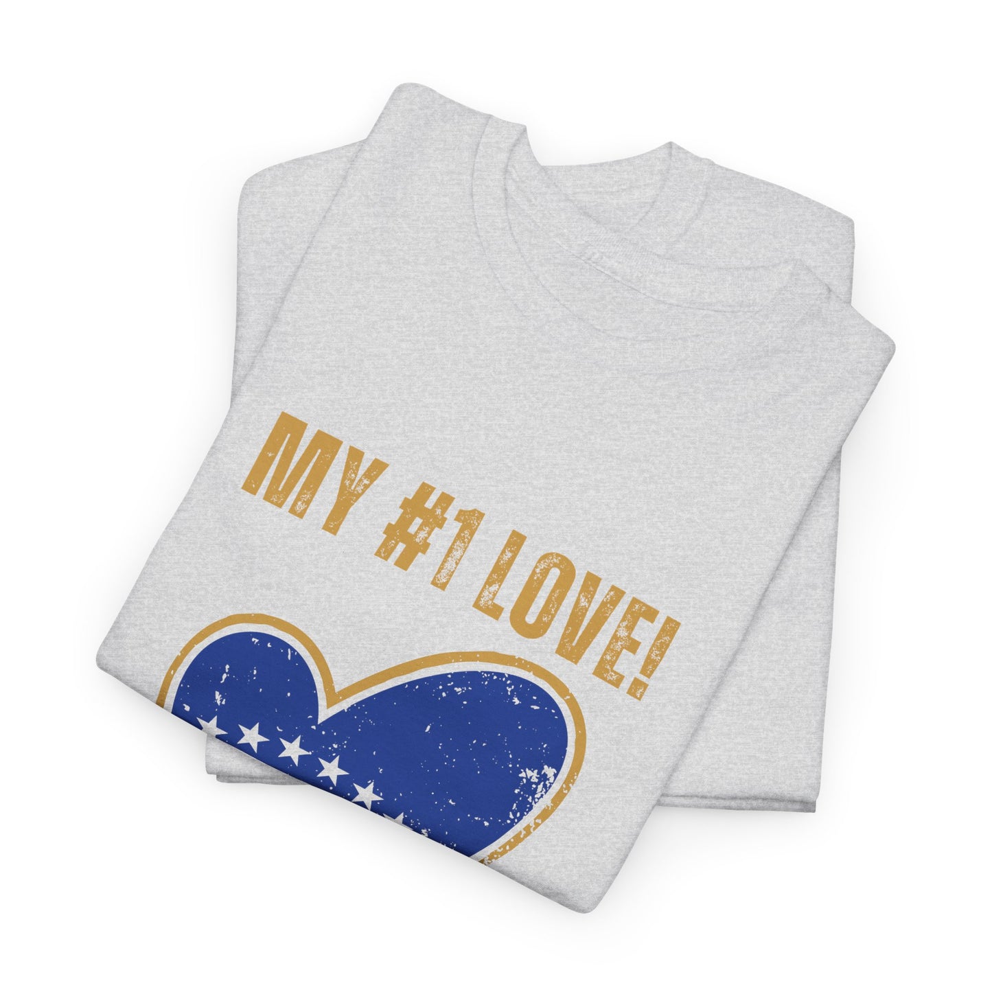 My #1 Love Kosovo Map Heart T-Shirt – Show Your Kosovar & Albanian Pride