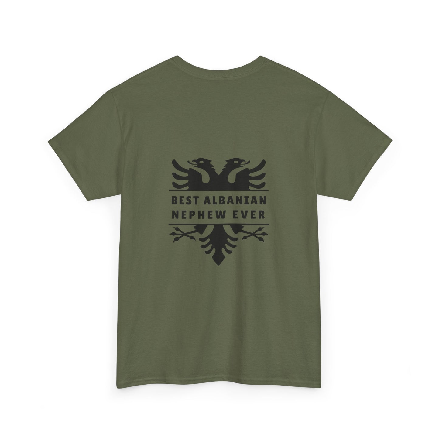 Best Albanian Nephew Ever – Heavy Cotton T-Shirt | Family Pride | Heritage Style for the Next Generation