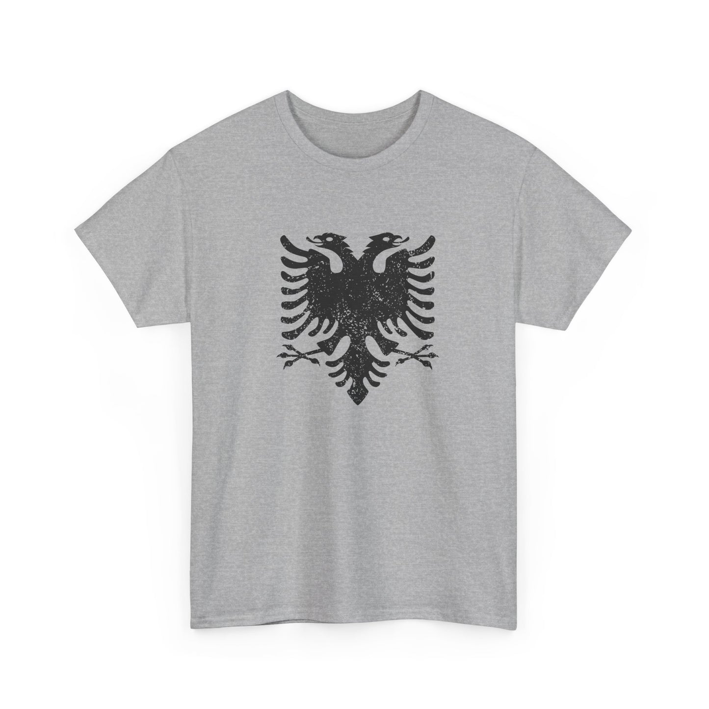 Distressed Albanian Eagle Tee – Unisex Graphic T-Shirt | Bold Heritage Wear for Everyday Pride, Travel & Celebration