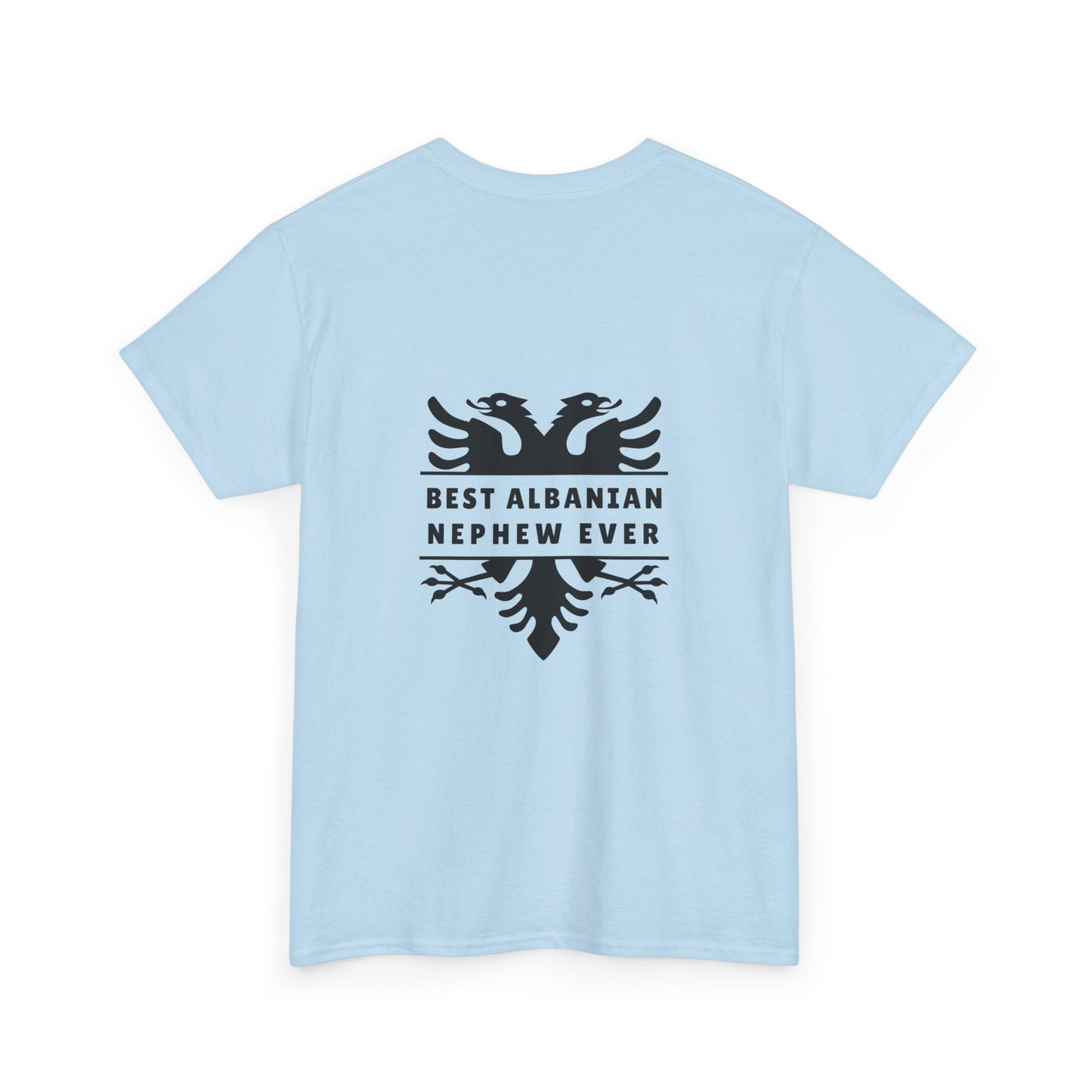 Best Albanian Nephew Ever – Heavy Cotton T-Shirt | Family Pride | Heritage Style for the Next Generation