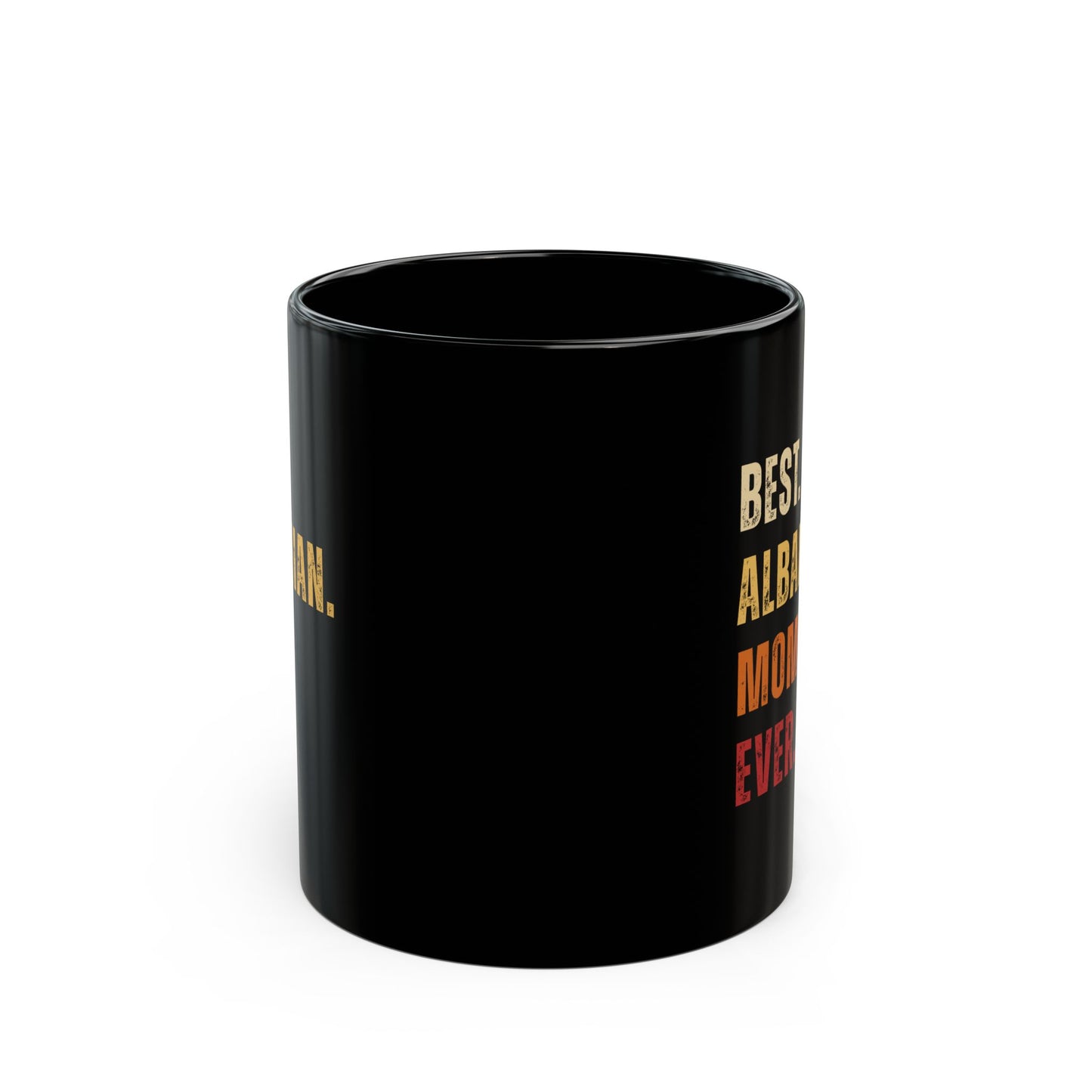 Best Albanian Mom Ever – Black Ceramic Mug | Perfect Gift for Mother’s Day, Birthdays & Everyday Love