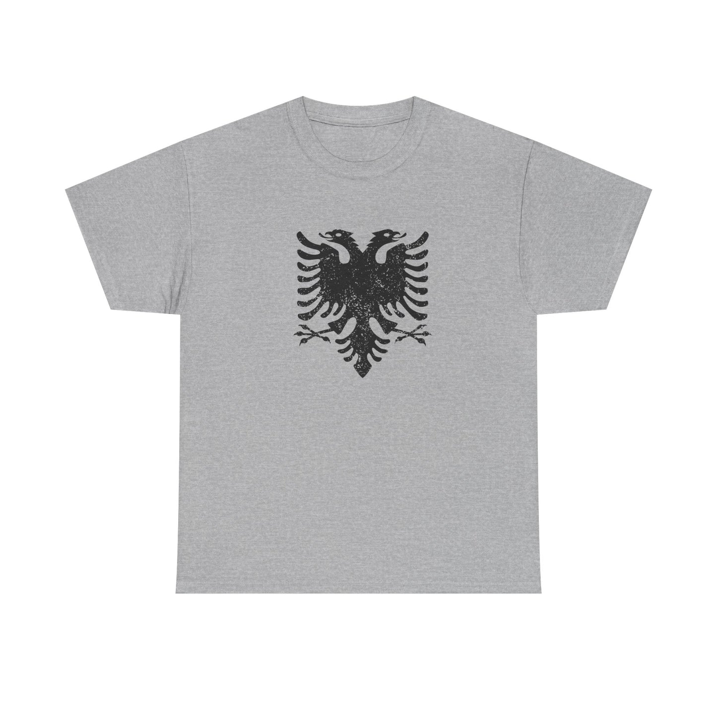 Distressed Albanian Eagle Tee – Unisex Graphic T-Shirt | Bold Heritage Wear for Everyday Pride, Travel & Celebration