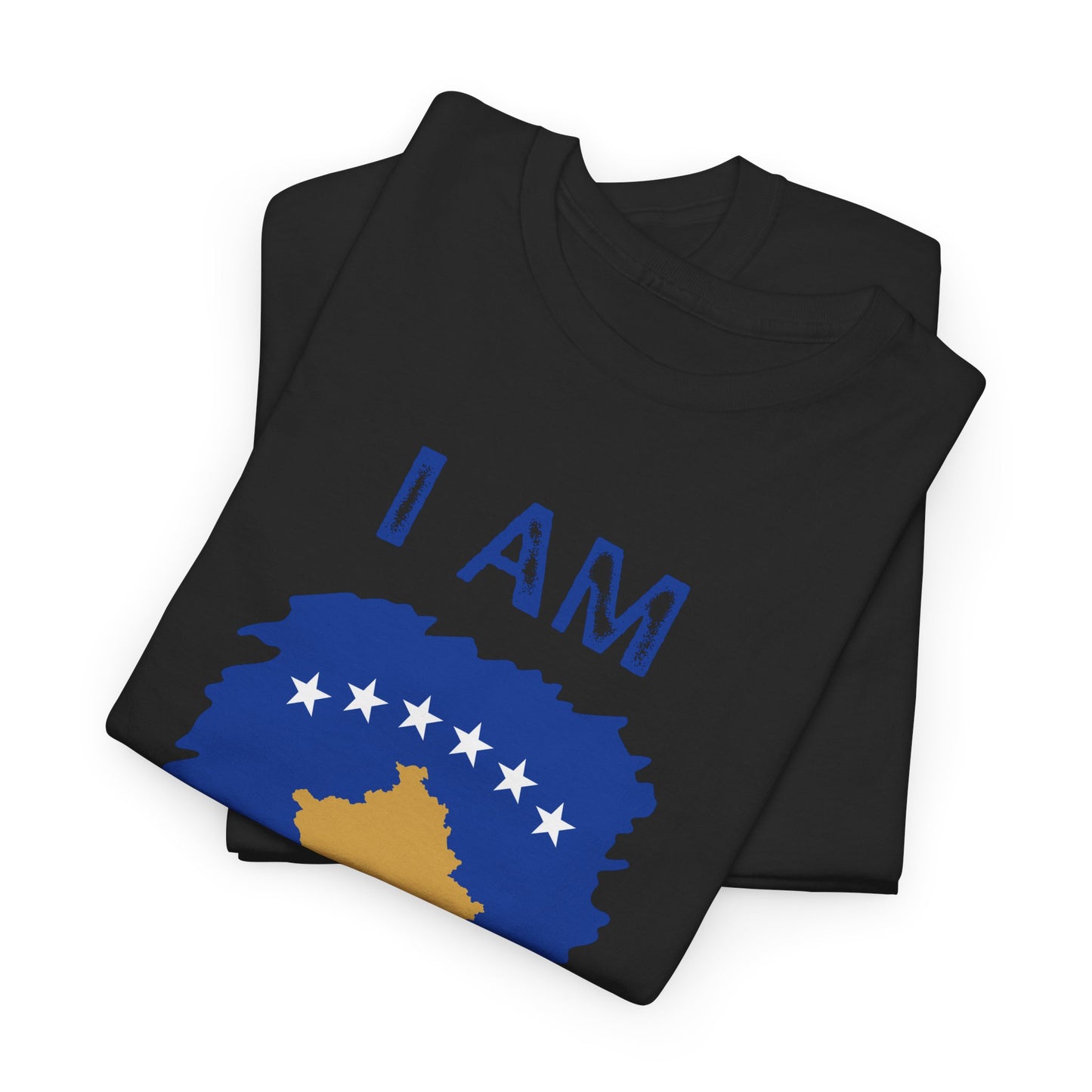 I AM Kosovo – Unisex Kosovo Flag & Map Pride T-Shirt | Bold National Identity Graphic Tee