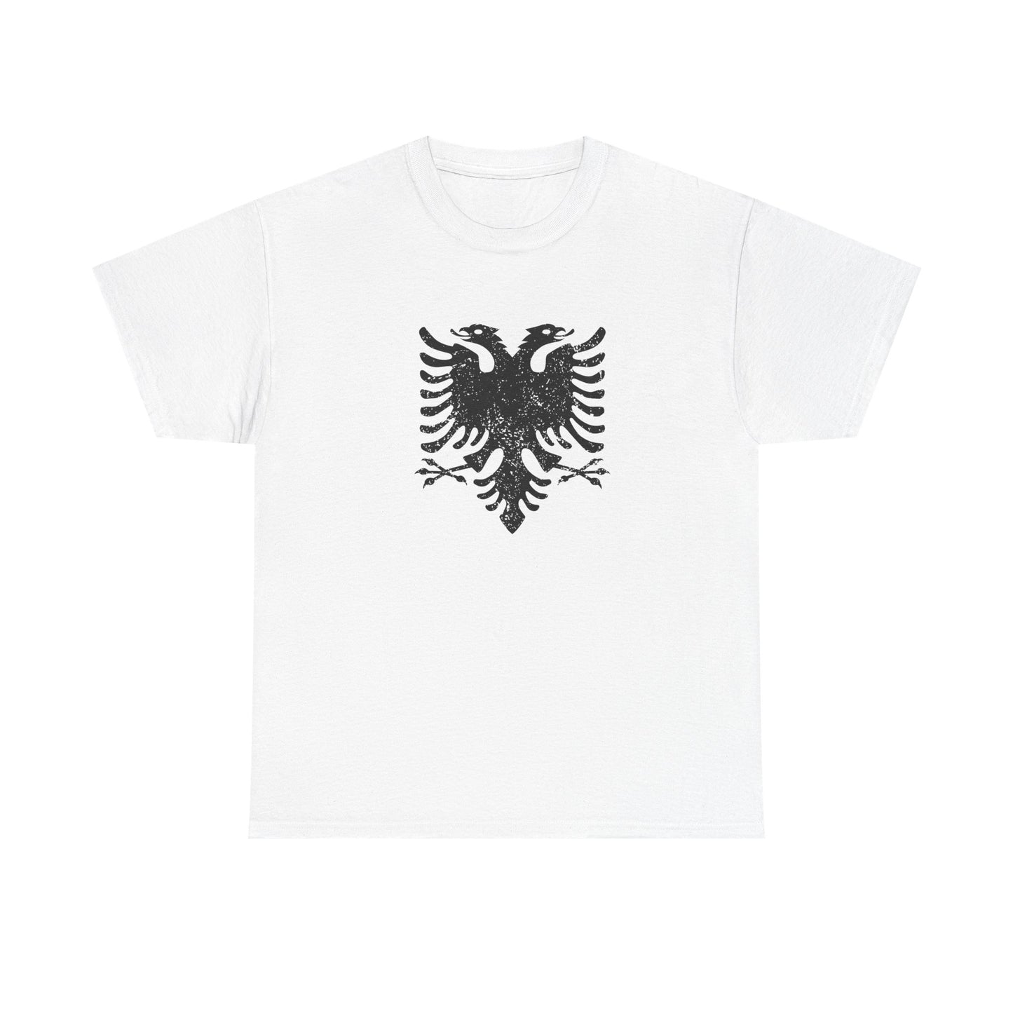 Distressed Albanian Eagle Tee – Unisex Graphic T-Shirt | Bold Heritage Wear for Everyday Pride, Travel & Celebration