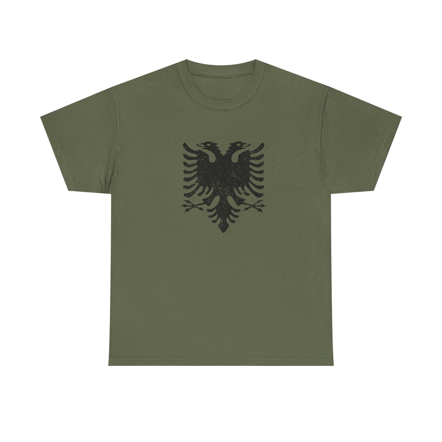 Distressed Albanian Eagle Tee – Unisex Graphic T-Shirt | Bold Heritage Wear for Everyday Pride, Travel & Celebration