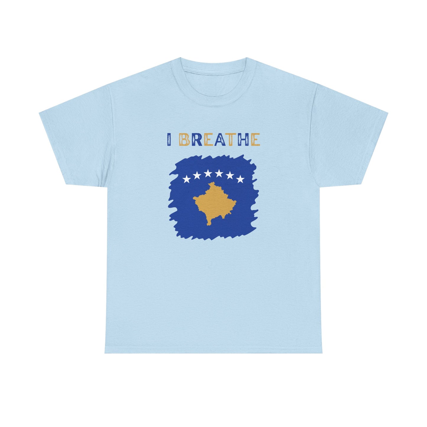 I Breathe Kosovo – Unisex Heavy Cotton Pride T-Shirt | Bold Graphic Statement Tee