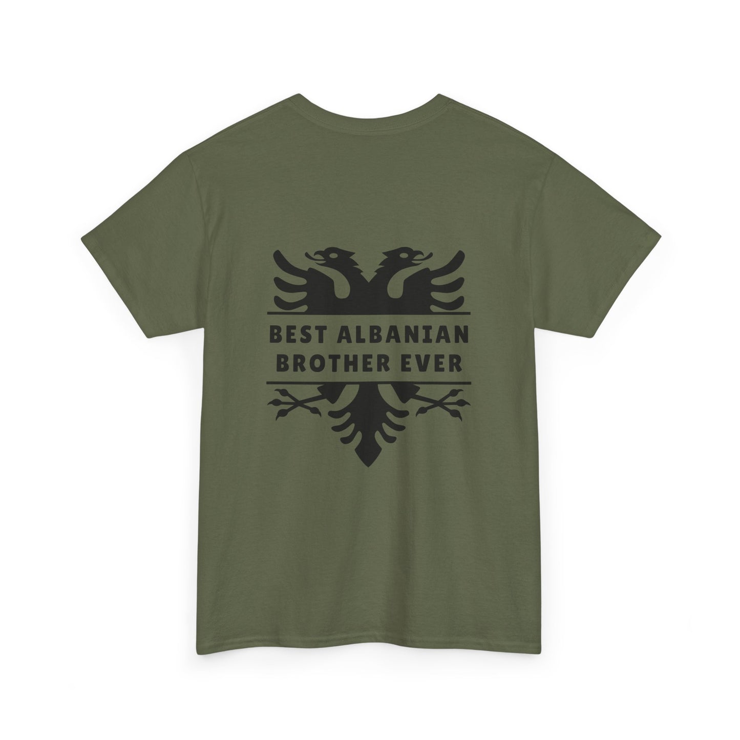 Best Albanian Brother Ever – Unisex Cotton T-Shirt Albanian Pride Tee | Sibling Gift | Bold, Comfortable, and Full of Heart