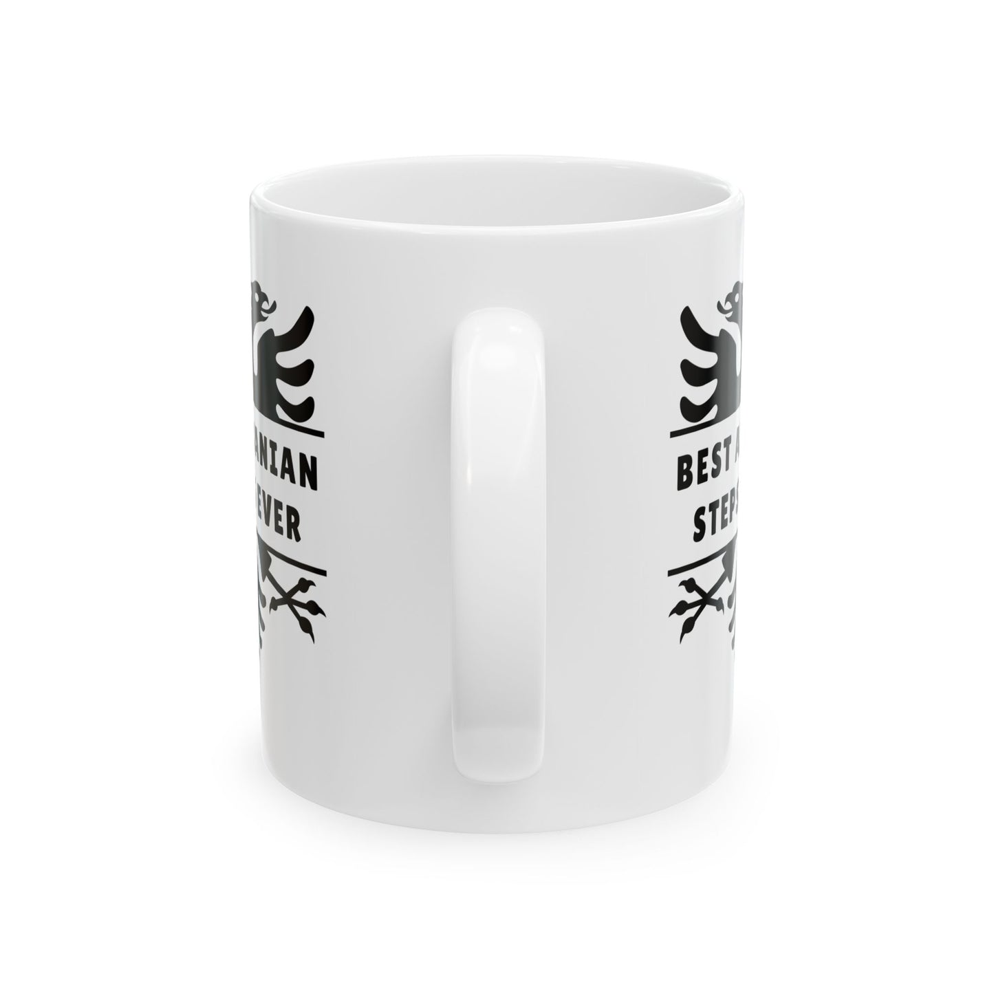 Best Albanian Stepsis Ever – 11 oz White Ceramic Mug Celebrate Family Bonds | Albanian Pride | Perfect for Daily Sips