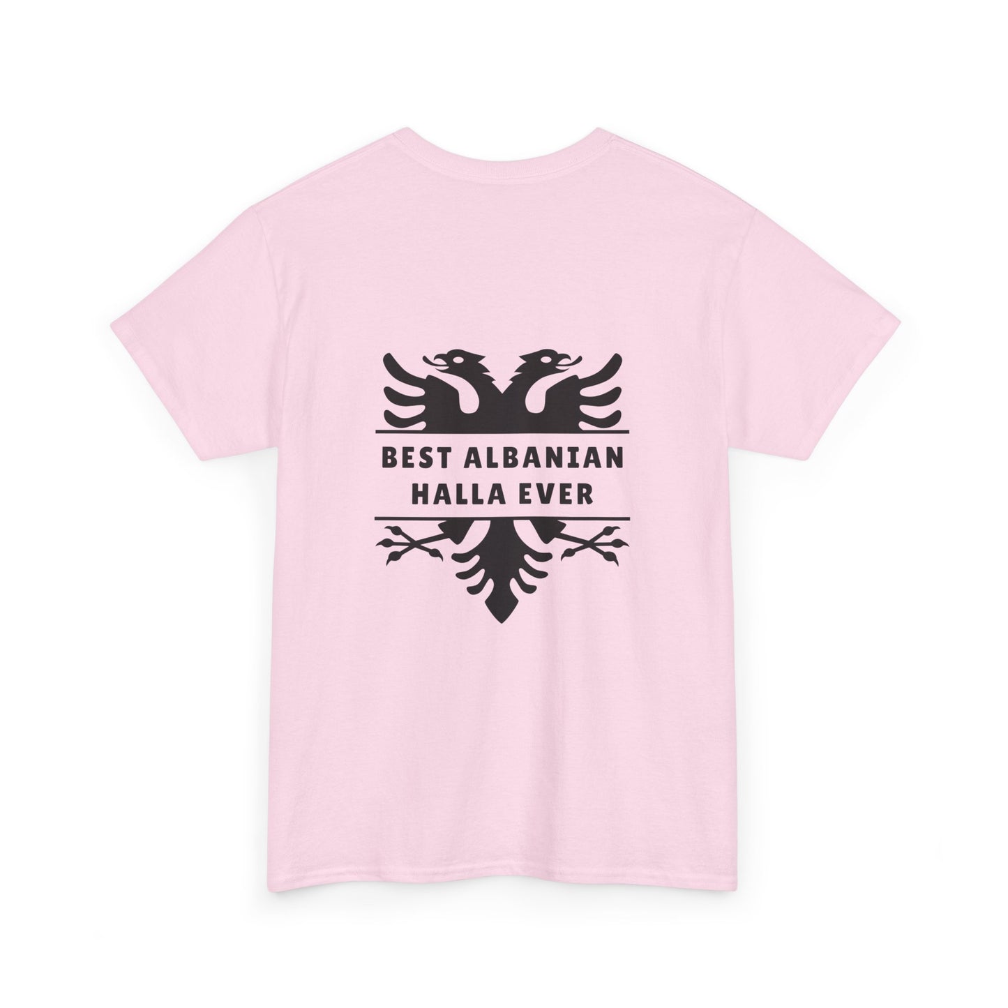 Best Albanian Halla Heavy Cotton T-Shirt Bold Family Pride | Albanian Auntie Gift | Comfortable Everyday Apparel