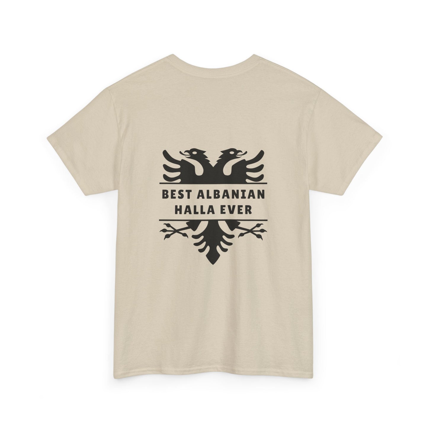 Best Albanian Halla Heavy Cotton T-Shirt Bold Family Pride | Albanian Auntie Gift | Comfortable Everyday Apparel