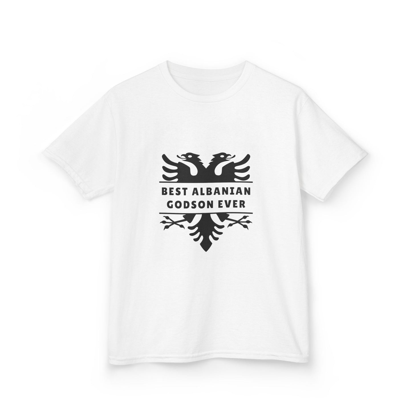 Best Albanian Godson Ever – Kids Cotton T-Shirt Fun Gift for Godsons | Cultural Pride Tee | Birthday & Special Occasion Apparel