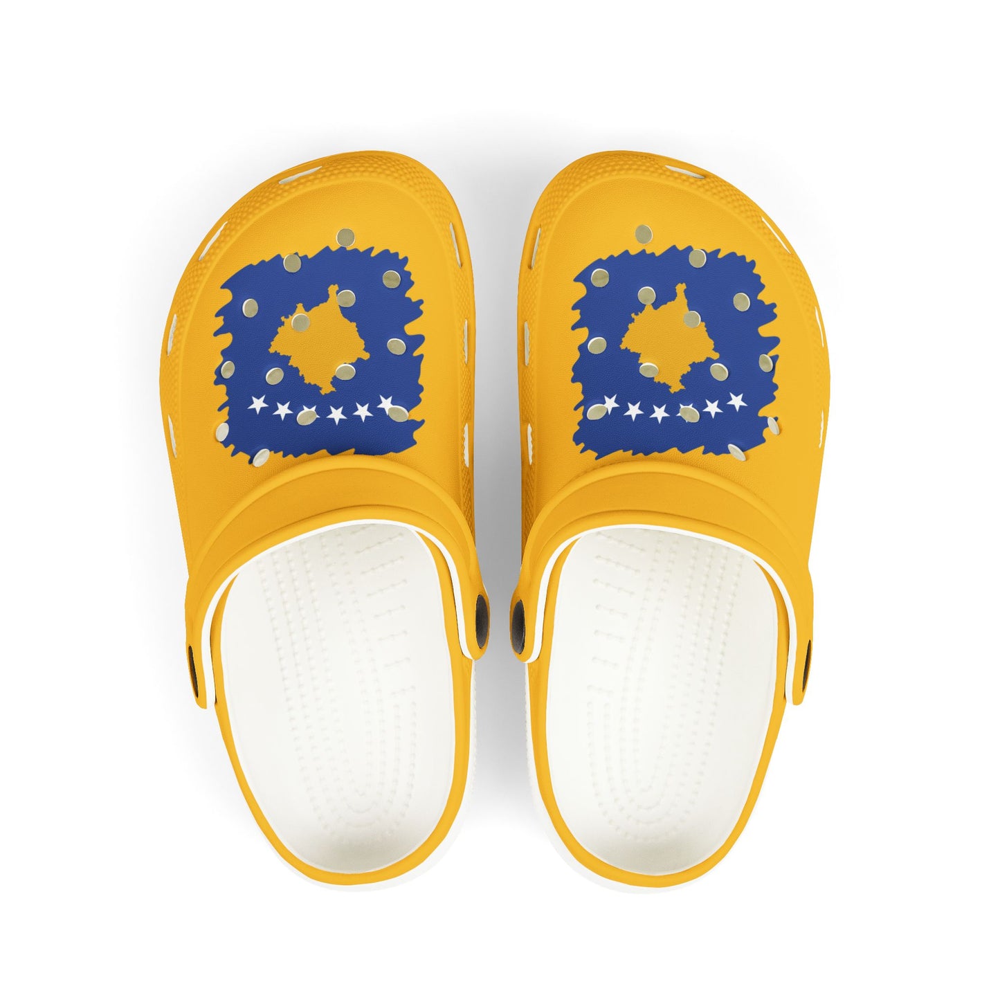 Kosovo Flag Kid’s EVA Foam Clogs – Fun & Lightweight Footwear for Summer Adventures