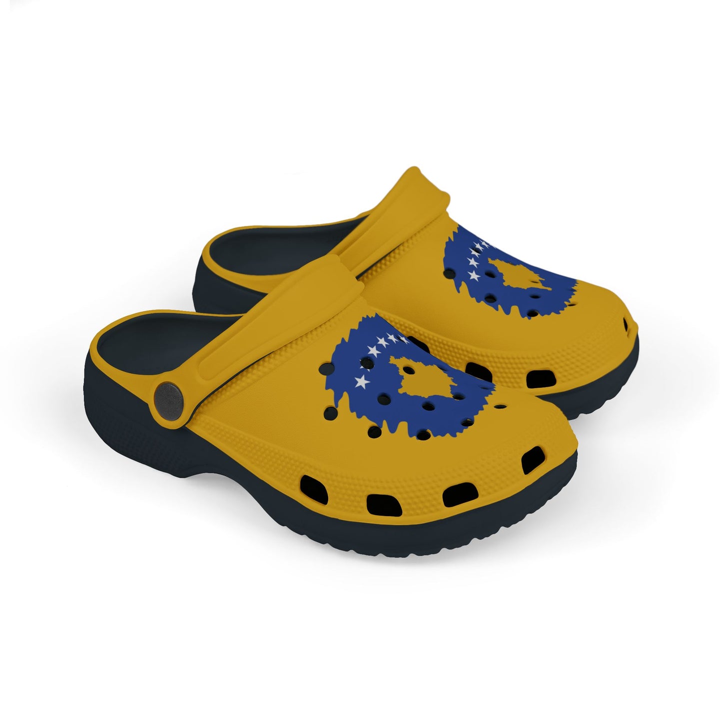 Kosovo Flag Kid’s EVA Foam Clogs – Fun & Lightweight Footwear for Summer Adventures