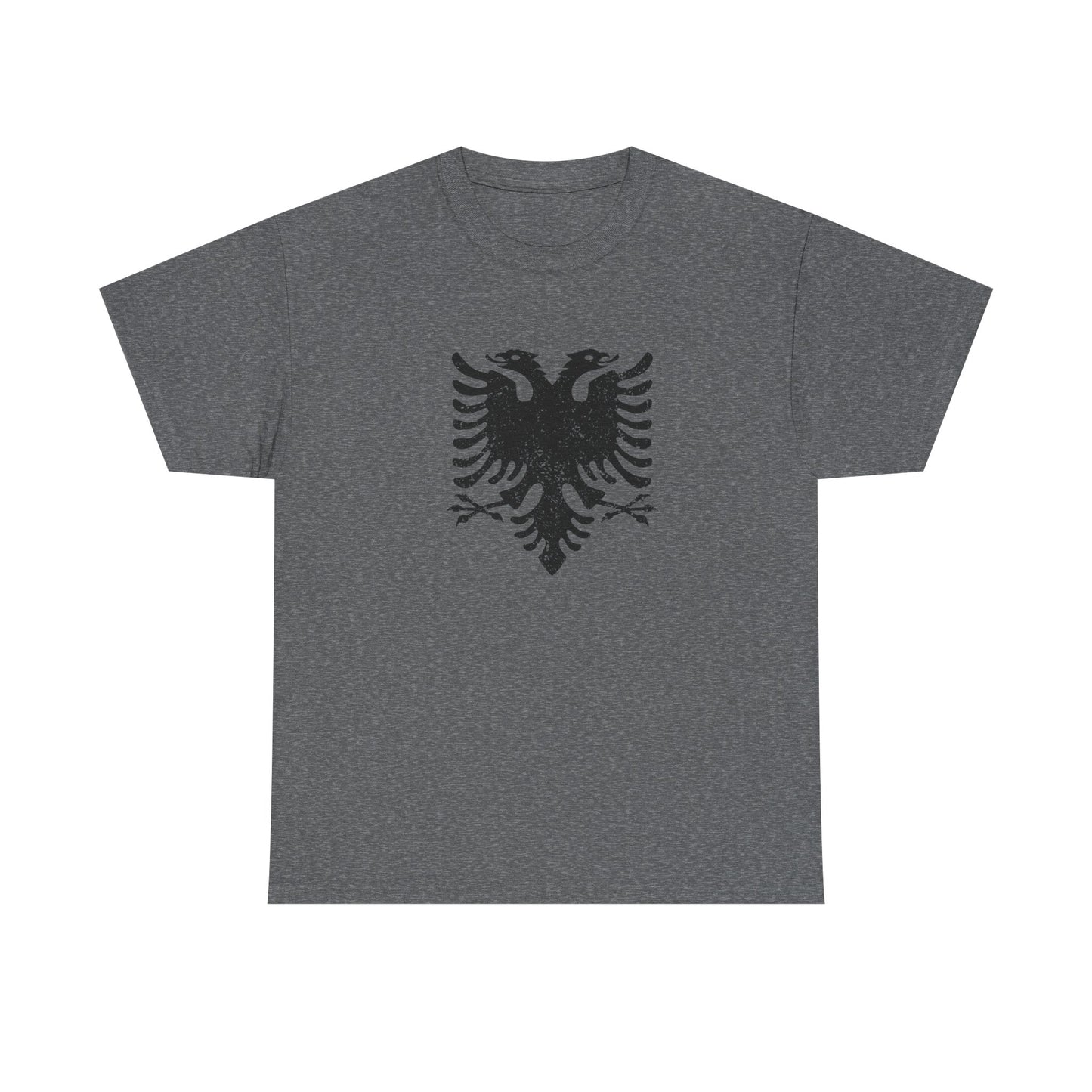 Distressed Albanian Eagle Tee – Unisex Graphic T-Shirt | Bold Heritage Wear for Everyday Pride, Travel & Celebration