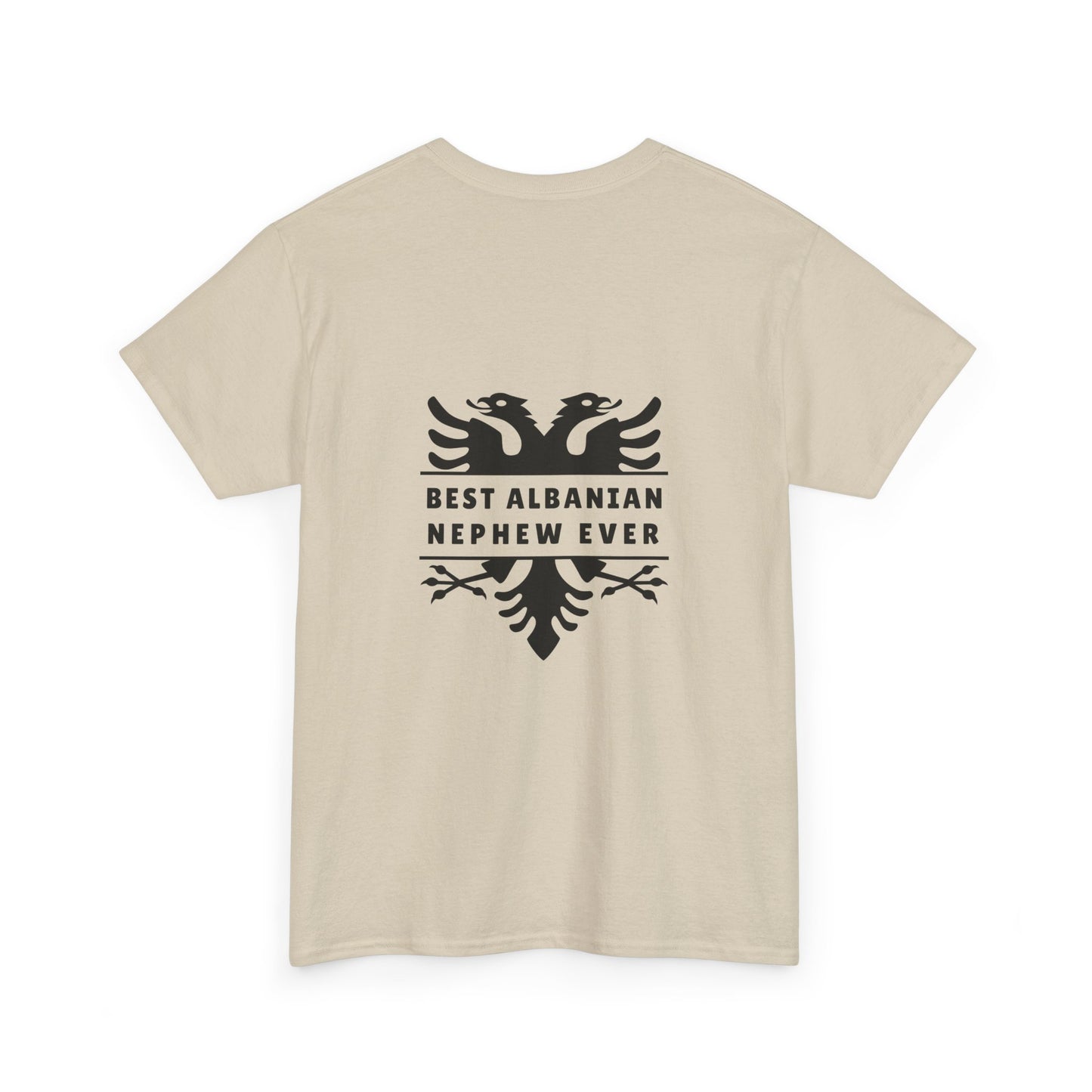 Best Albanian Nephew Ever – Heavy Cotton T-Shirt | Family Pride | Heritage Style for the Next Generation