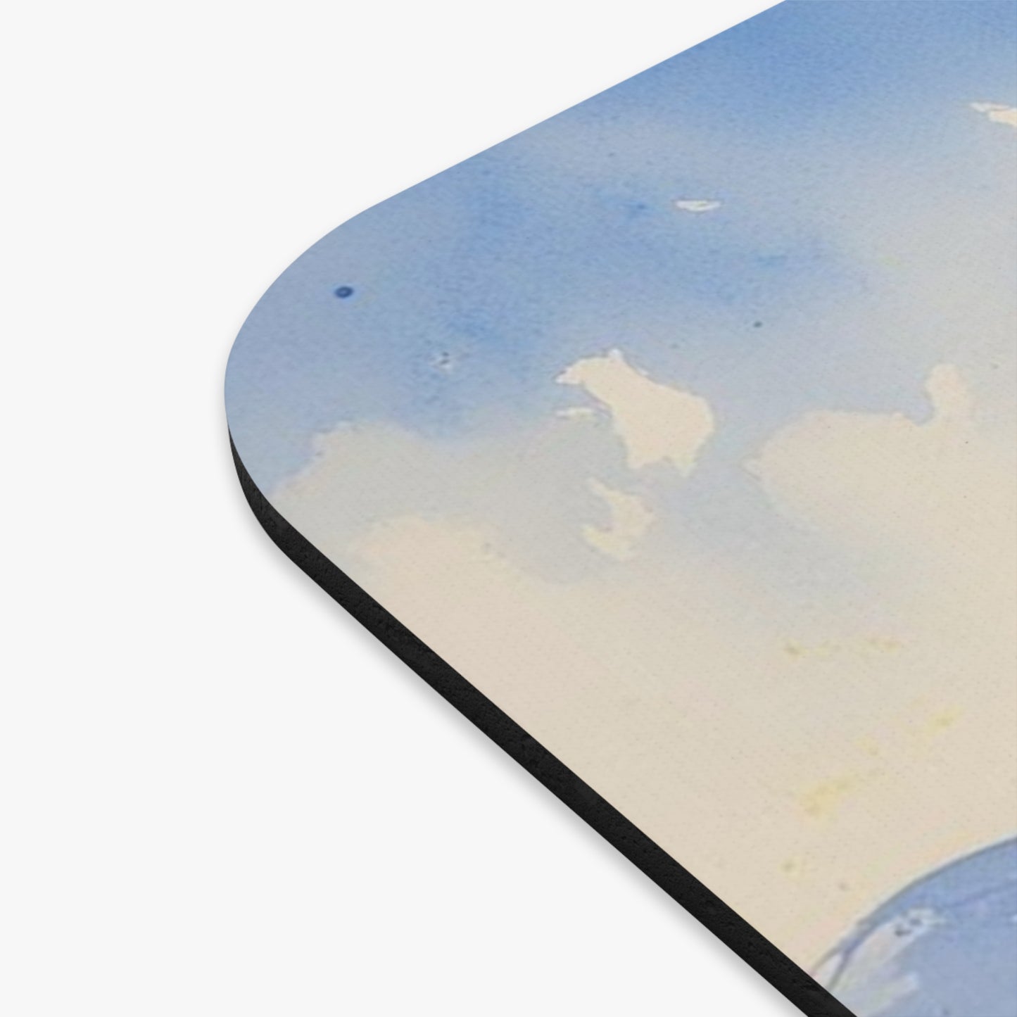 Watercolor Sufi Temple Mouse Pad – Kosovo-Inspired Art, 9"x8", Elegant Desk Deco