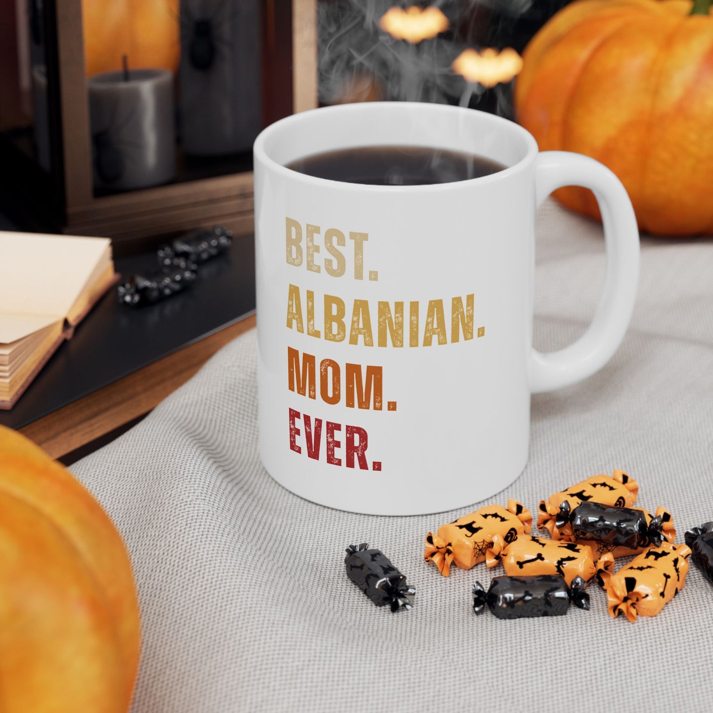 Best Albanian Mom Ever – Ceramic Coffee Mug | Perfect Gift for Mother’s Day, Birthday, & Everyday Appreciation